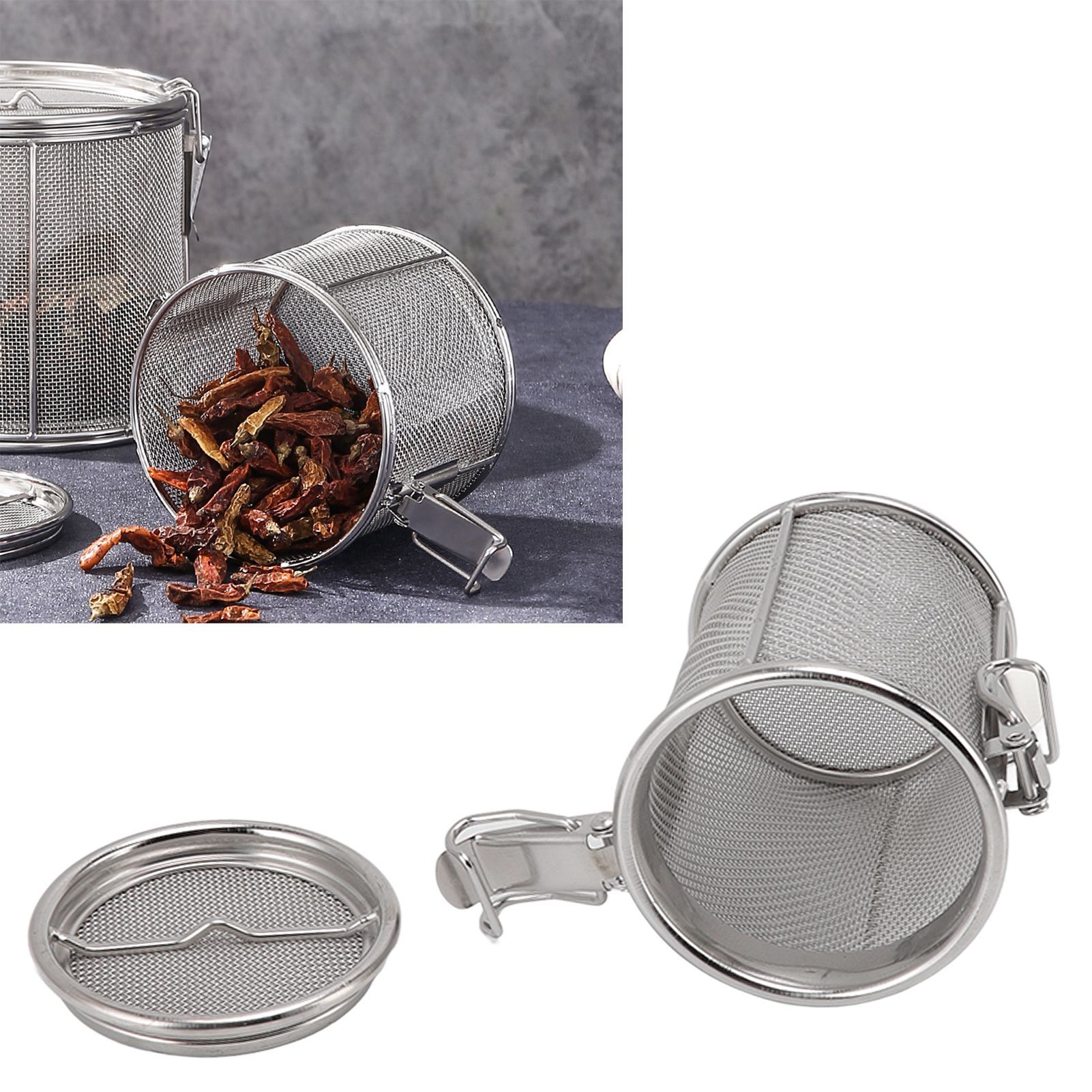 Stainless Steel Tea Ball Infuser Stainless Steel Spice Seasoning Strainer with view 12