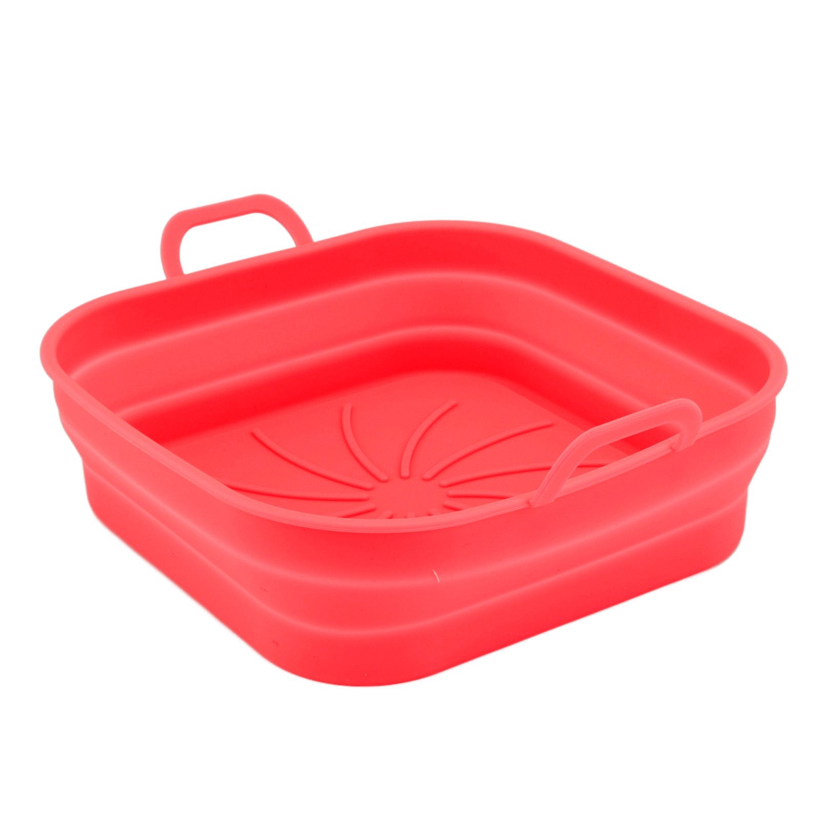 20.5cm Fryer Liners Square Folding Dishwasher Safe Silicone Fryer Pot Basket view 5