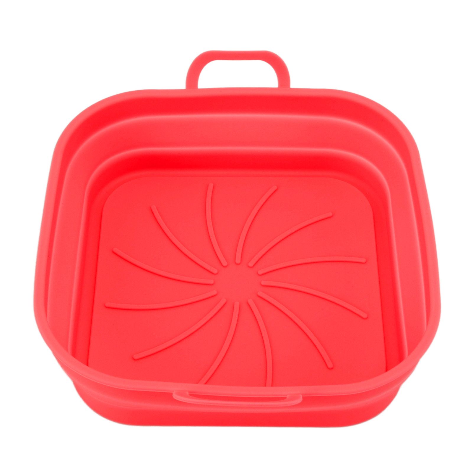 20.5cm Fryer Liners Square Folding Dishwasher Safe Silicone Fryer Pot Basket view 8