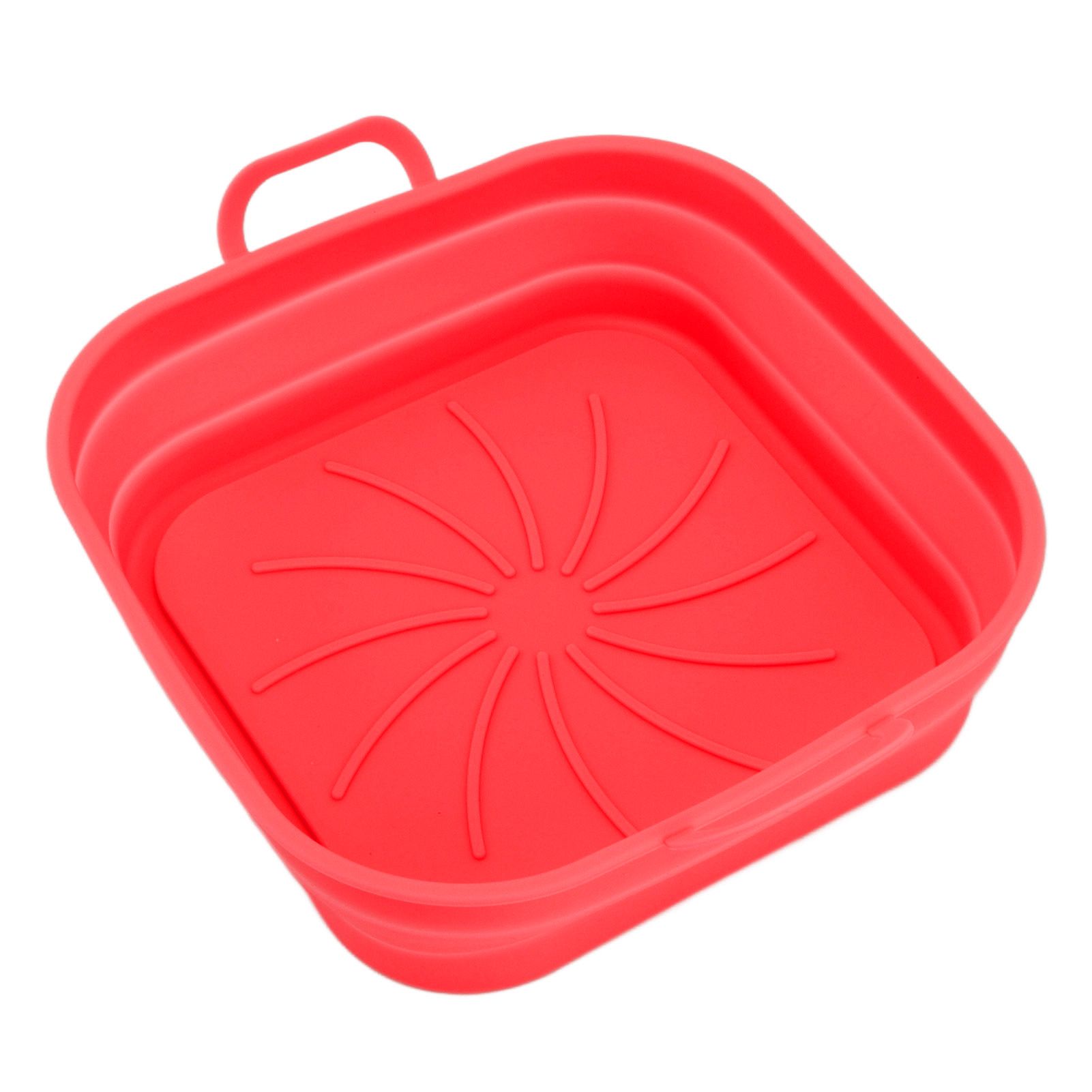20.5cm Fryer Liners Square Folding Dishwasher Safe Silicone Fryer Pot Basket view 9