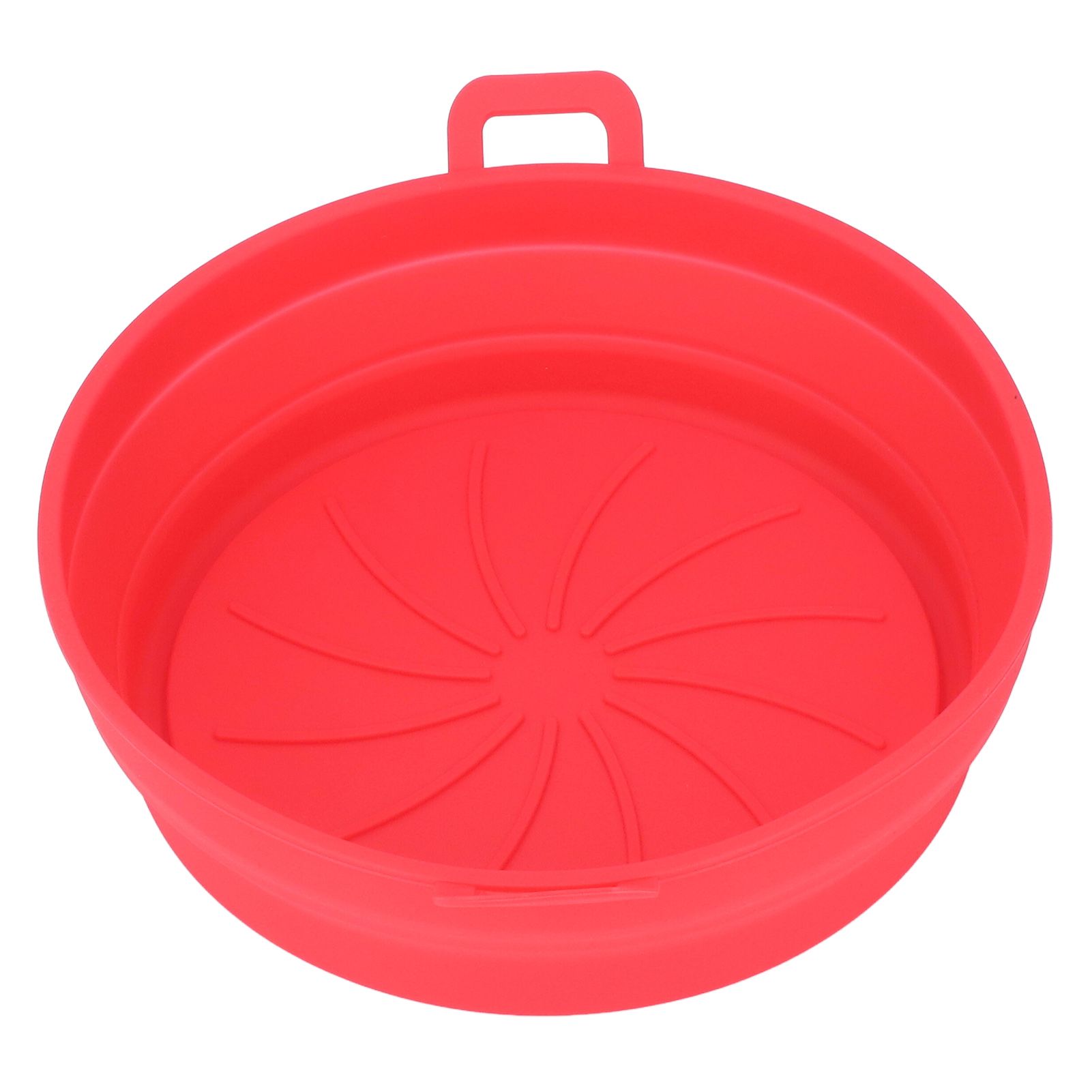 Foldable Fryer Silicone Liner Food Grade High Temperature Resistant Round view 6