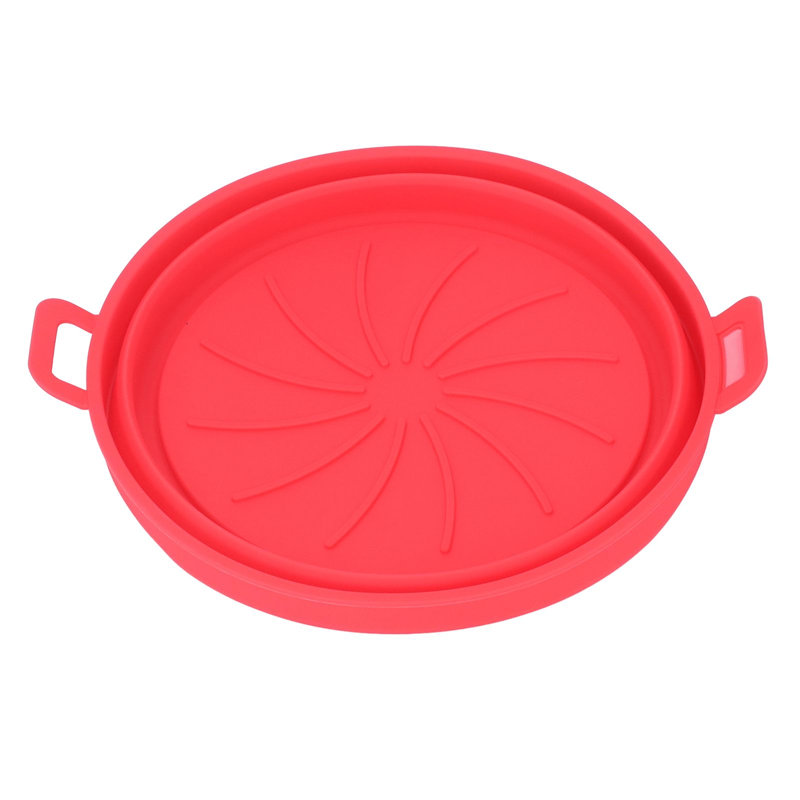 Foldable Fryer Silicone Liner Food Grade High Temperature Resistant Round view 7