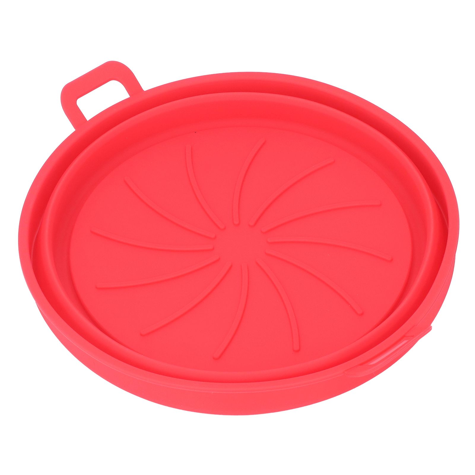 Foldable Fryer Silicone Liner Food Grade High Temperature Resistant Round view 8