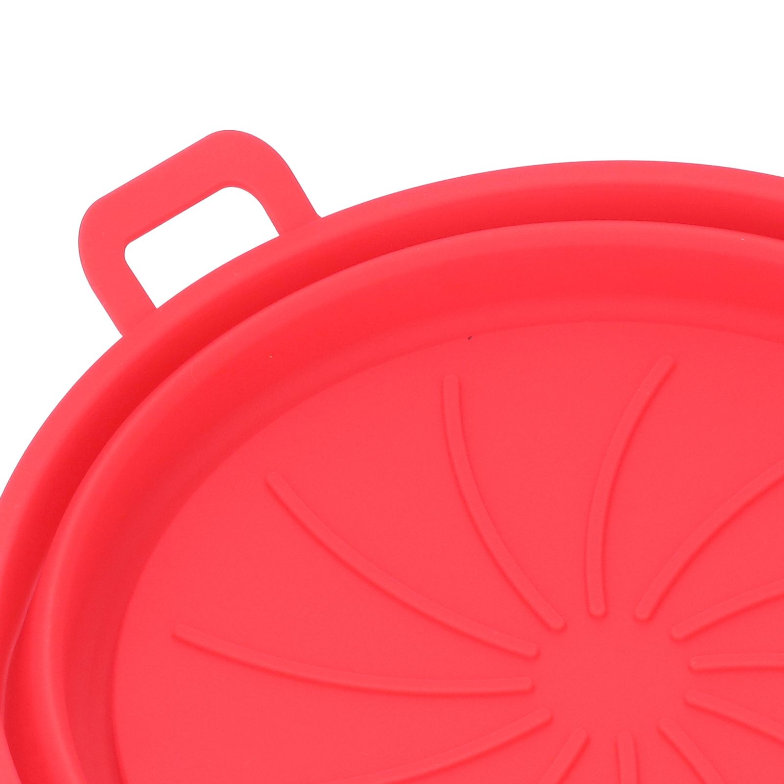 Foldable Fryer Silicone Liner Food Grade High Temperature Resistant Round view 13