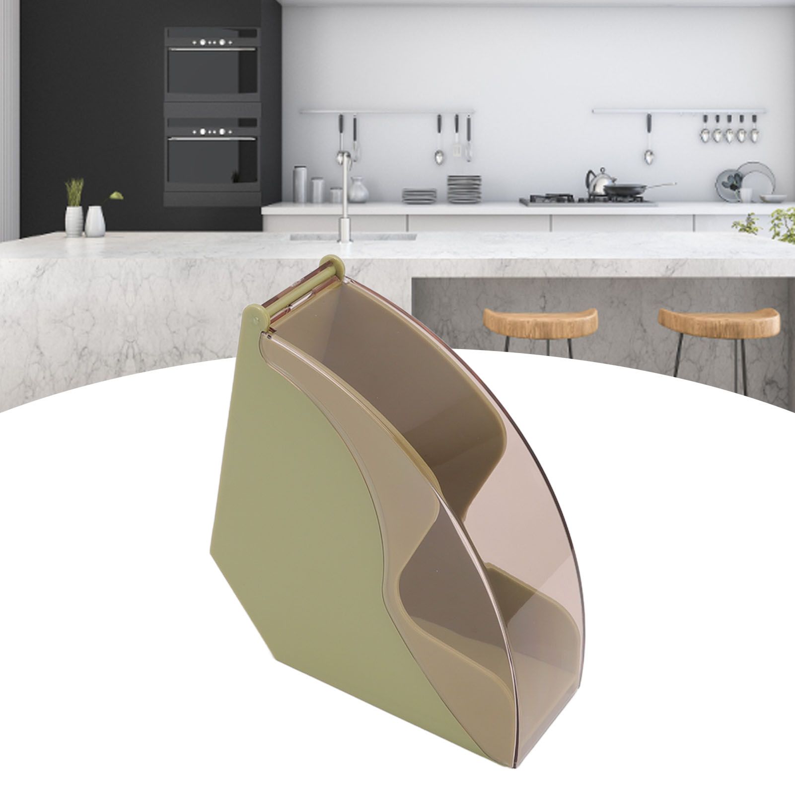 Coffee Filter Paper Storage Box Dustproof Plastic Filter Paper Rack Hand view 10