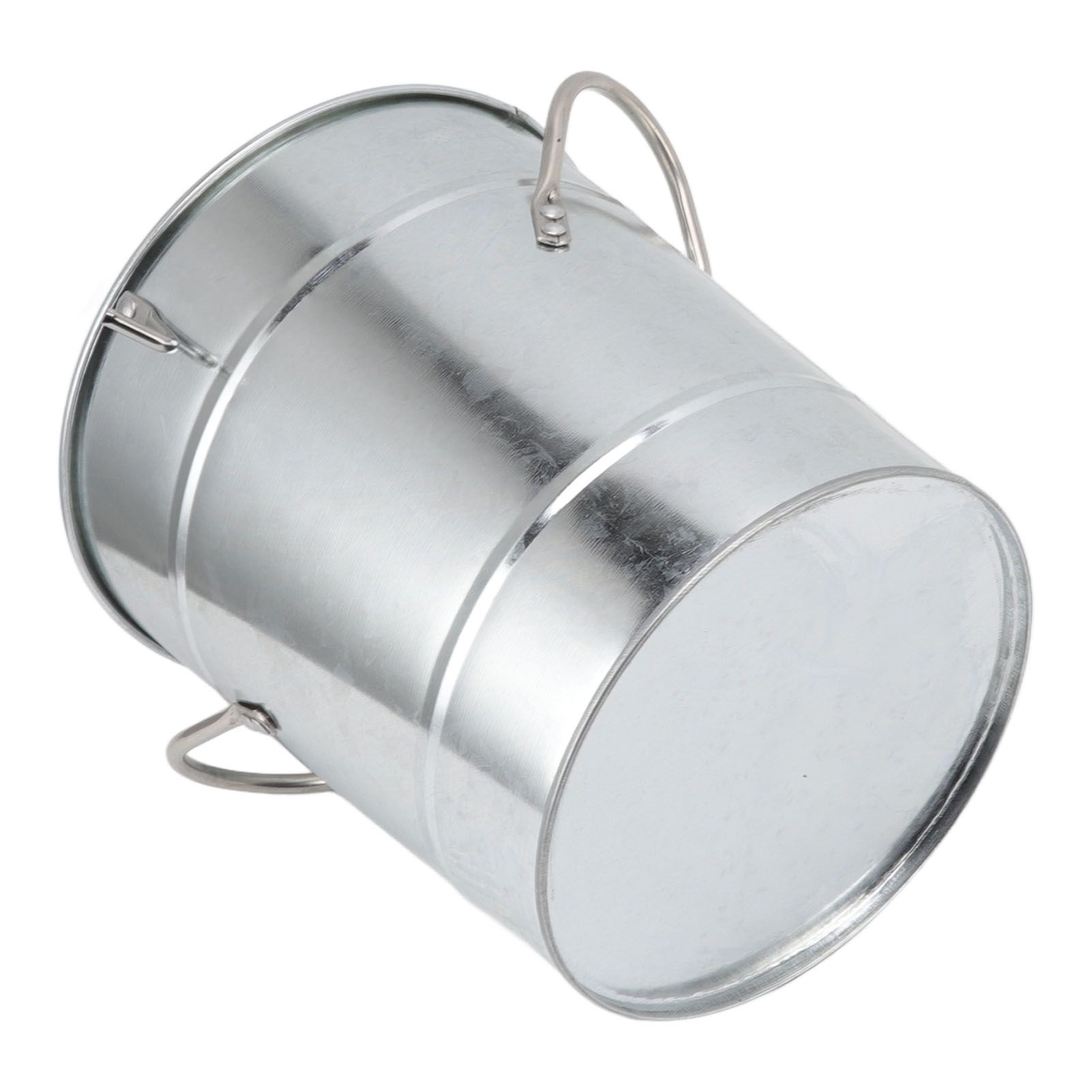 Ice Bucket Round with Ice Shovel Galvanized Sheet Plastic Beer Chiller Bin for view 9