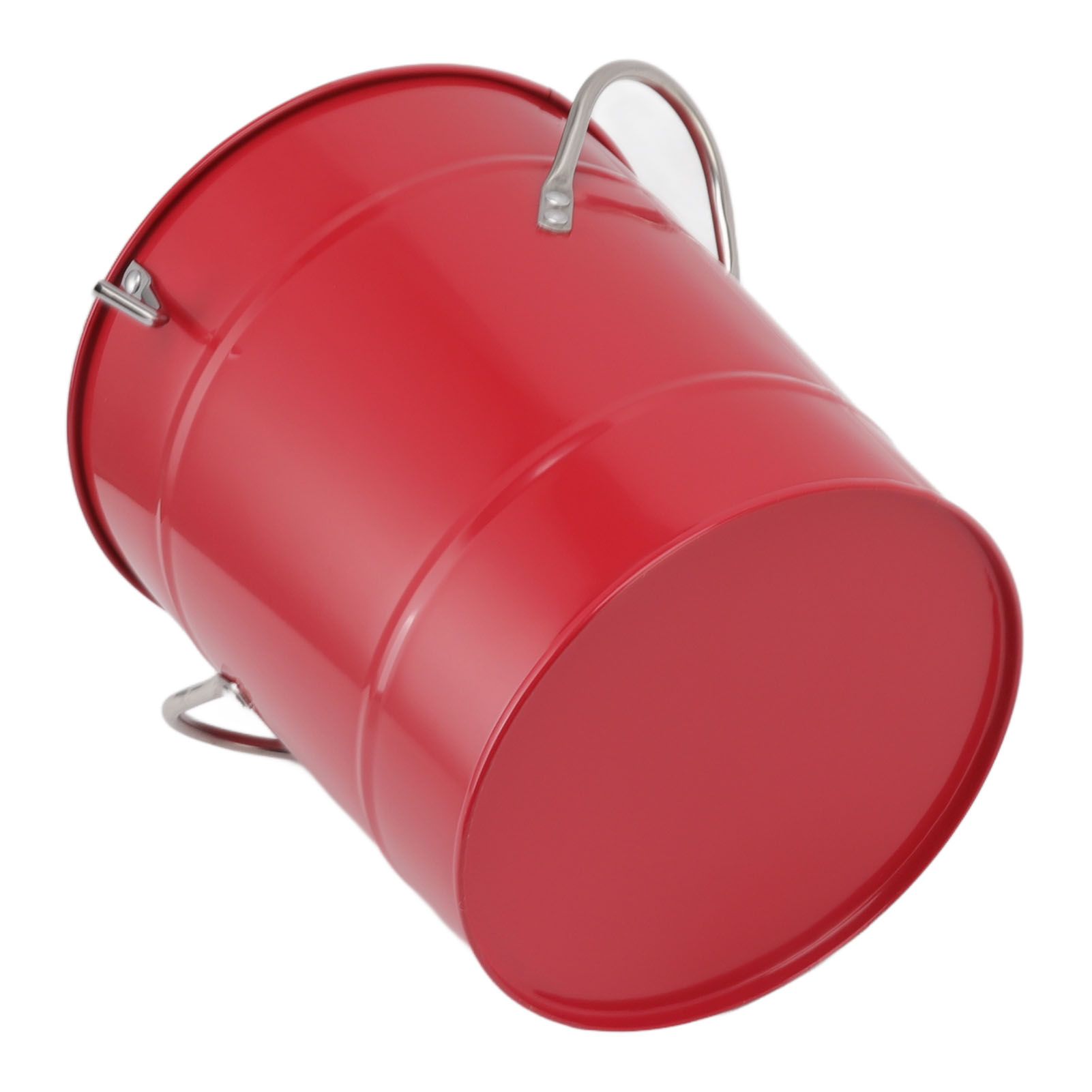 Ice Bucket Round with Ice Shovel Galvanized Sheet Plastic Beer Chiller Bin for view 9