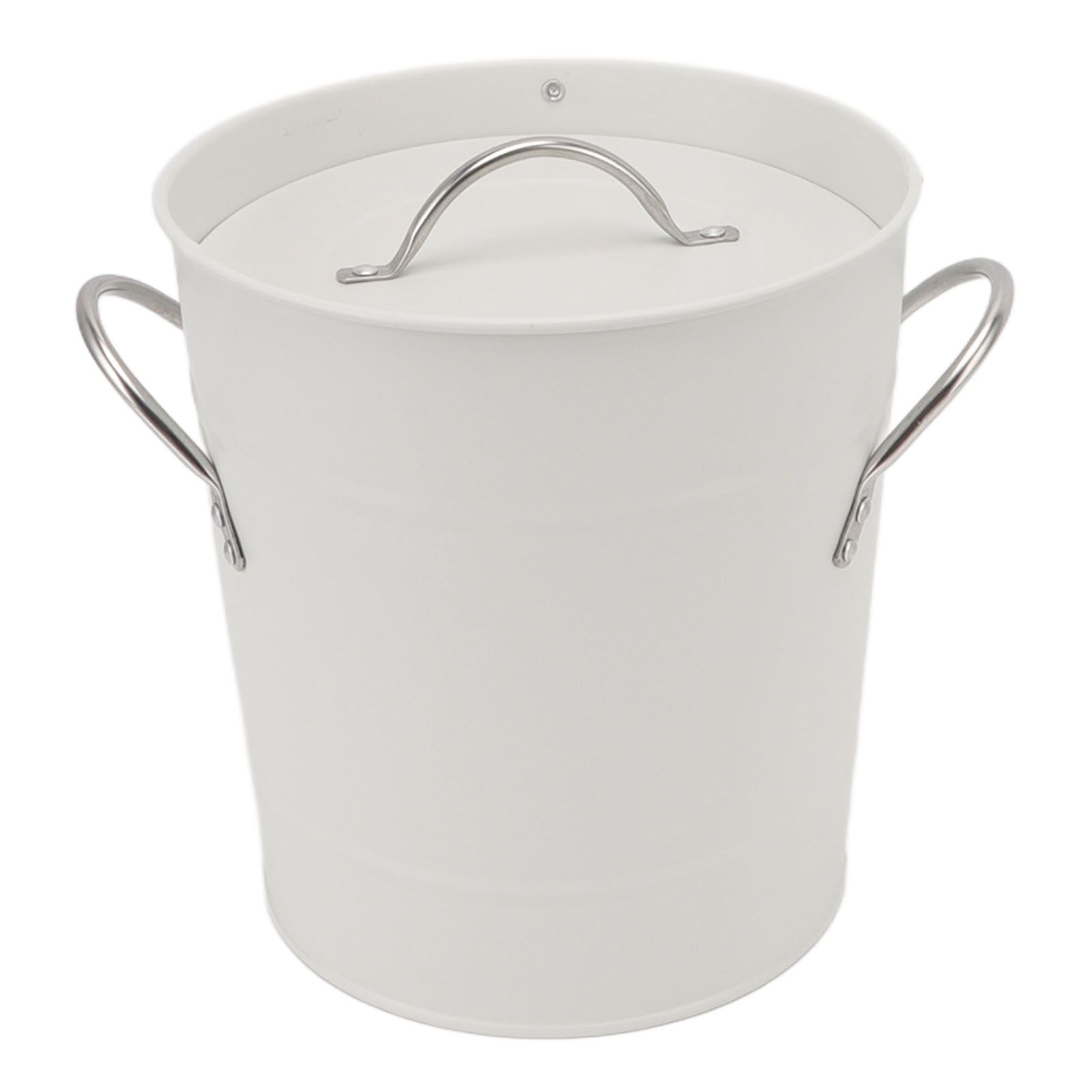 Ice Bucket Round with Ice Shovel Galvanized Sheet Plastic Beer Chiller Bin for view 6