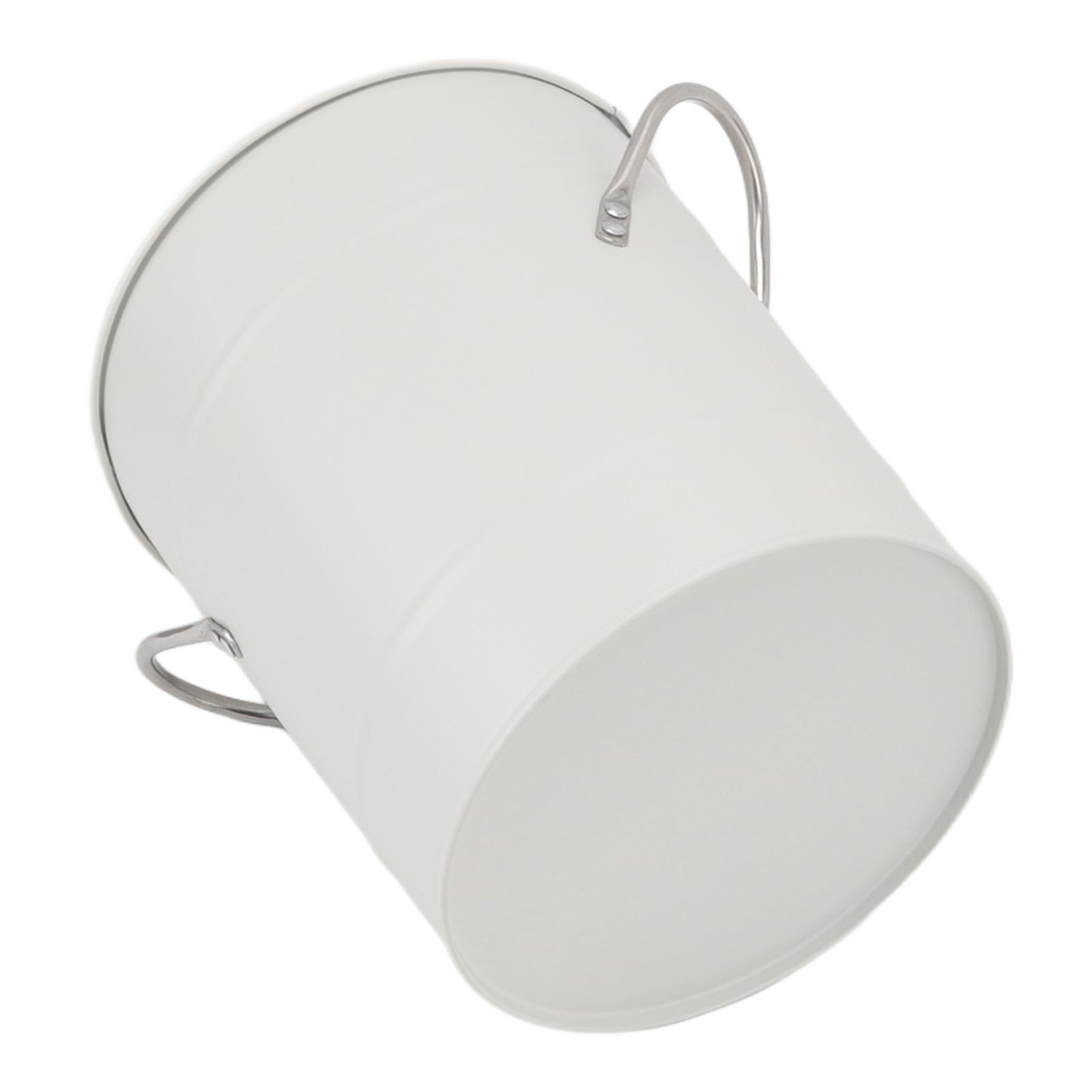Ice Bucket Round with Ice Shovel Galvanized Sheet Plastic Beer Chiller Bin for view 9