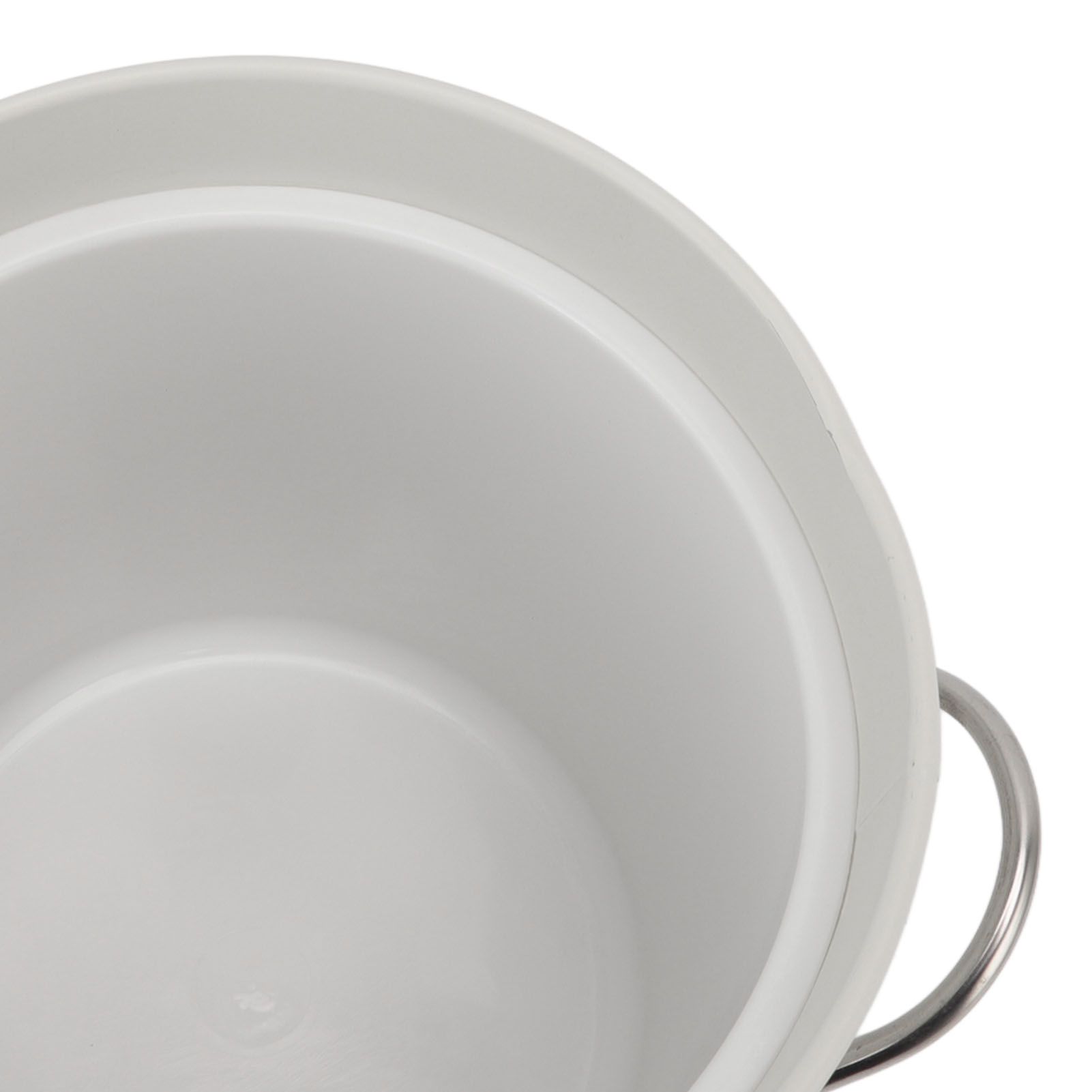 Ice Bucket Round with Ice Shovel Galvanized Sheet Plastic Beer Chiller Bin for view 15