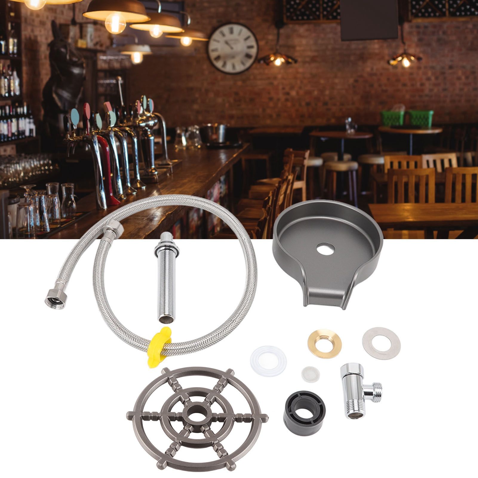 Glass Rinser for Kitchen Sink Bar Accessories High Pressure Spray Wash Sink view 11