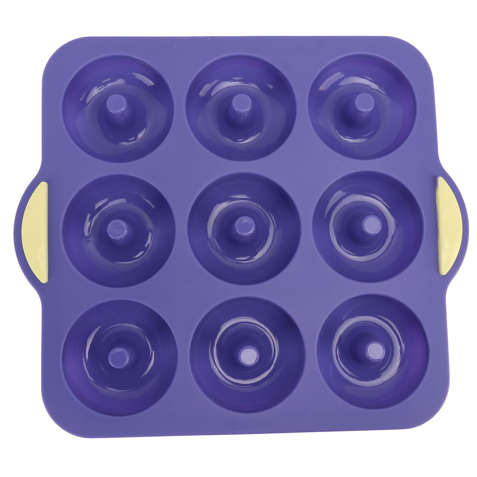 Silicone Donut Mold 9 Cavity Prevents Stick Safe Heat Resistance Doughnut Pan