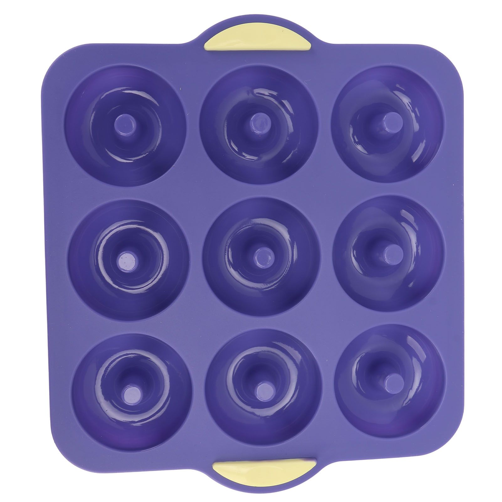 Silicone Donut Mold 9 Cavity Prevents Stick Safe Heat Resistance Doughnut Pan view 3