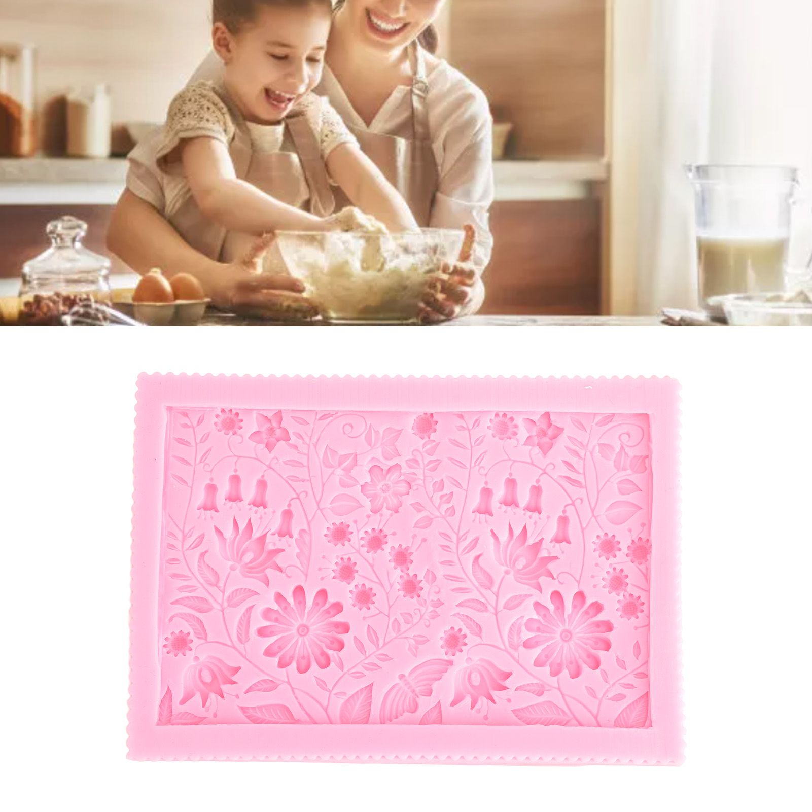 Flower Shaped Silicone Molds Fondant Chocolate Cake Decorative Mold DIY Bake Tool view 11