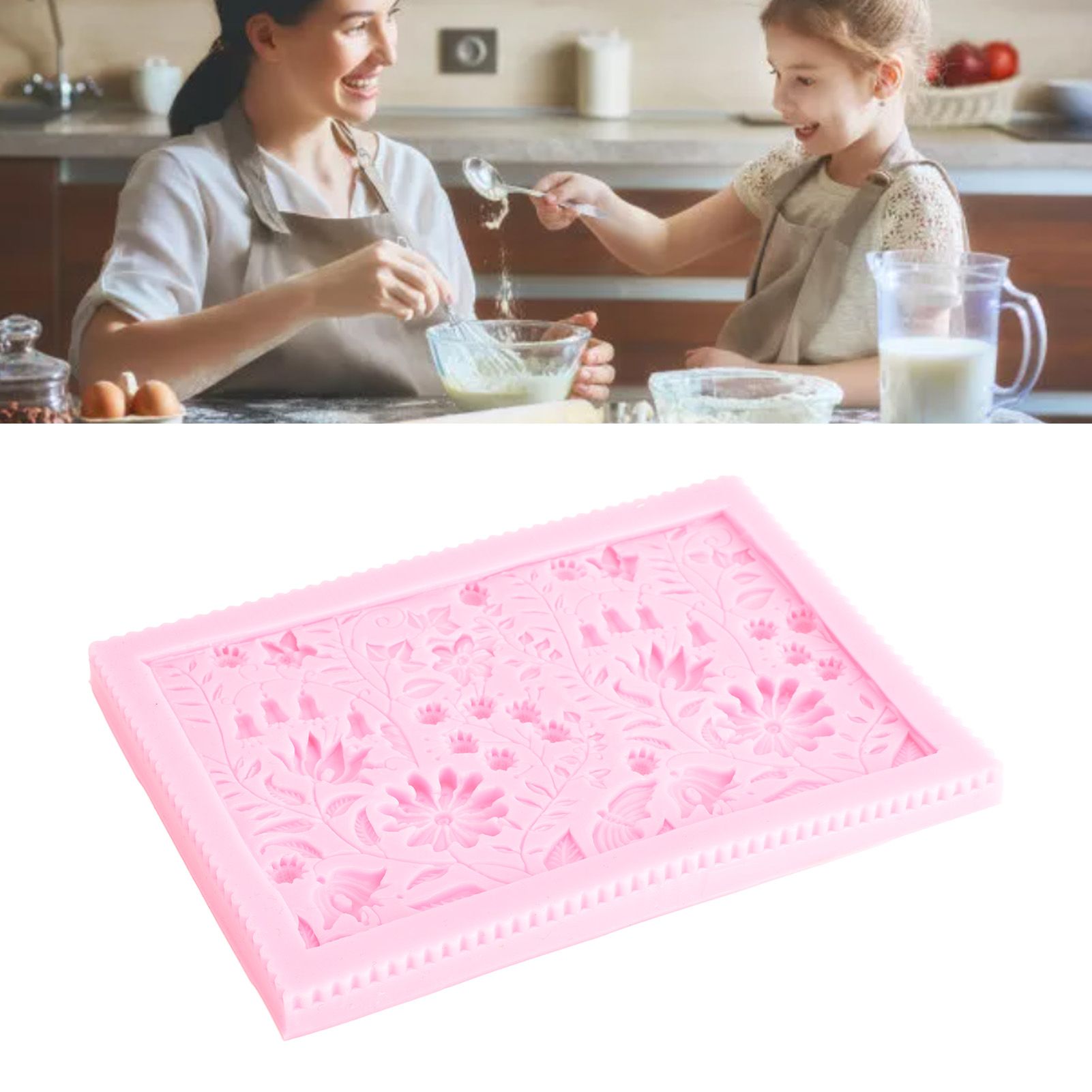 Flower Shaped Silicone Molds Fondant Chocolate Cake Decorative Mold DIY Bake Tool view 12