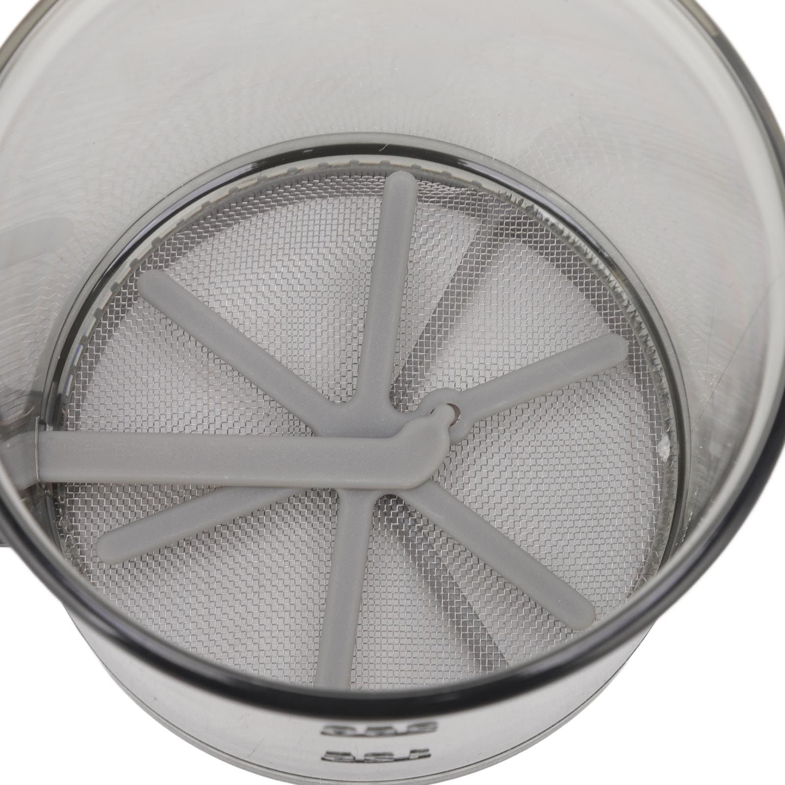 Flour Sifter Cup Handheld Double Layer Filter Mesh Flour Strainer Colander view 15
