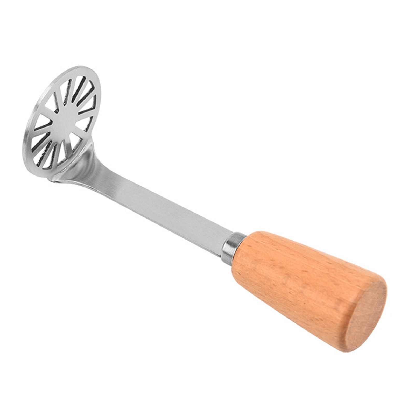 Potato Masher 304 Stainless Steel Potato Smasher Kitchen Tool Metal Mashing view 2