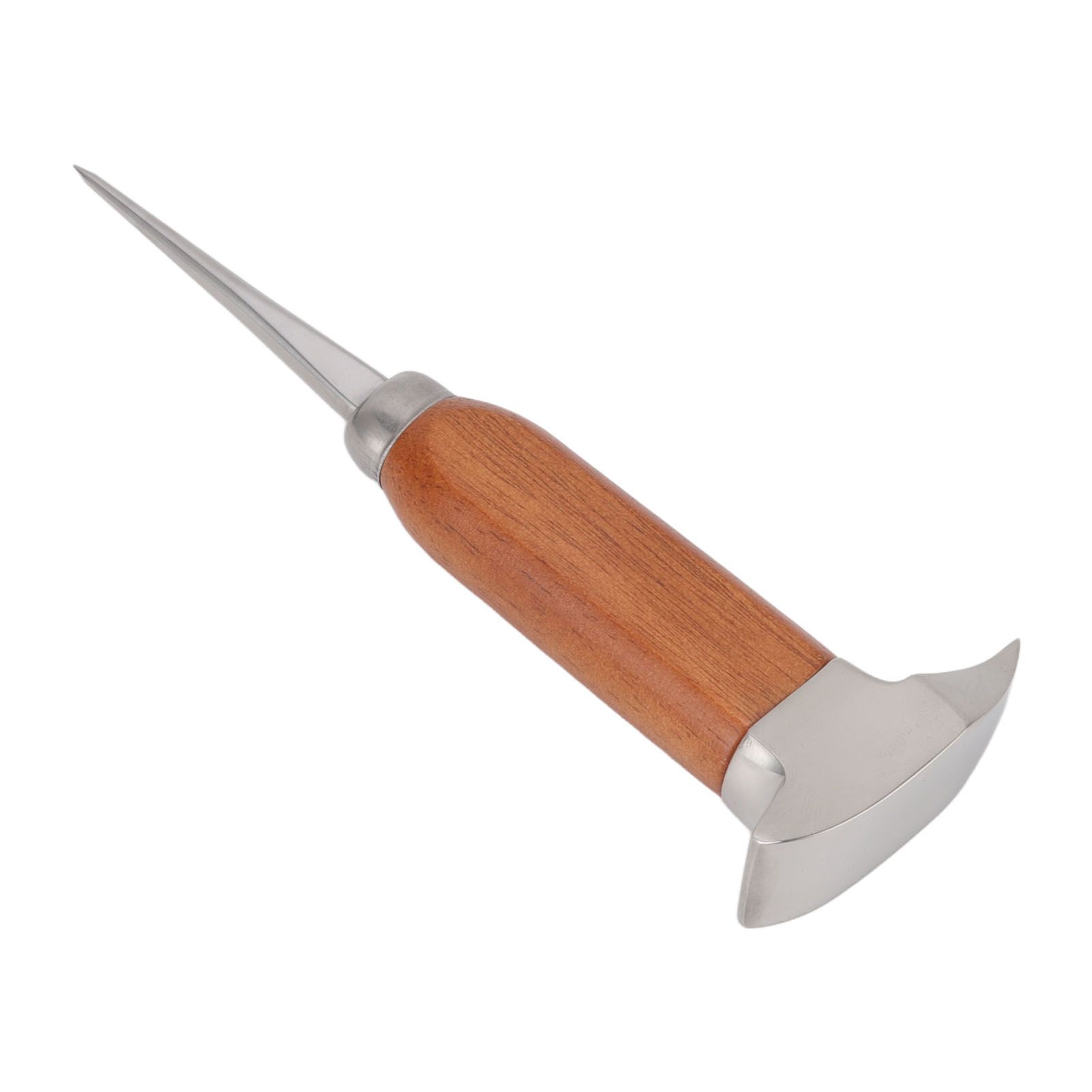 304 Stainless Steel Ice Chisel Wooden Handle Ice Chipper Hand Ice Removal Pick view 3