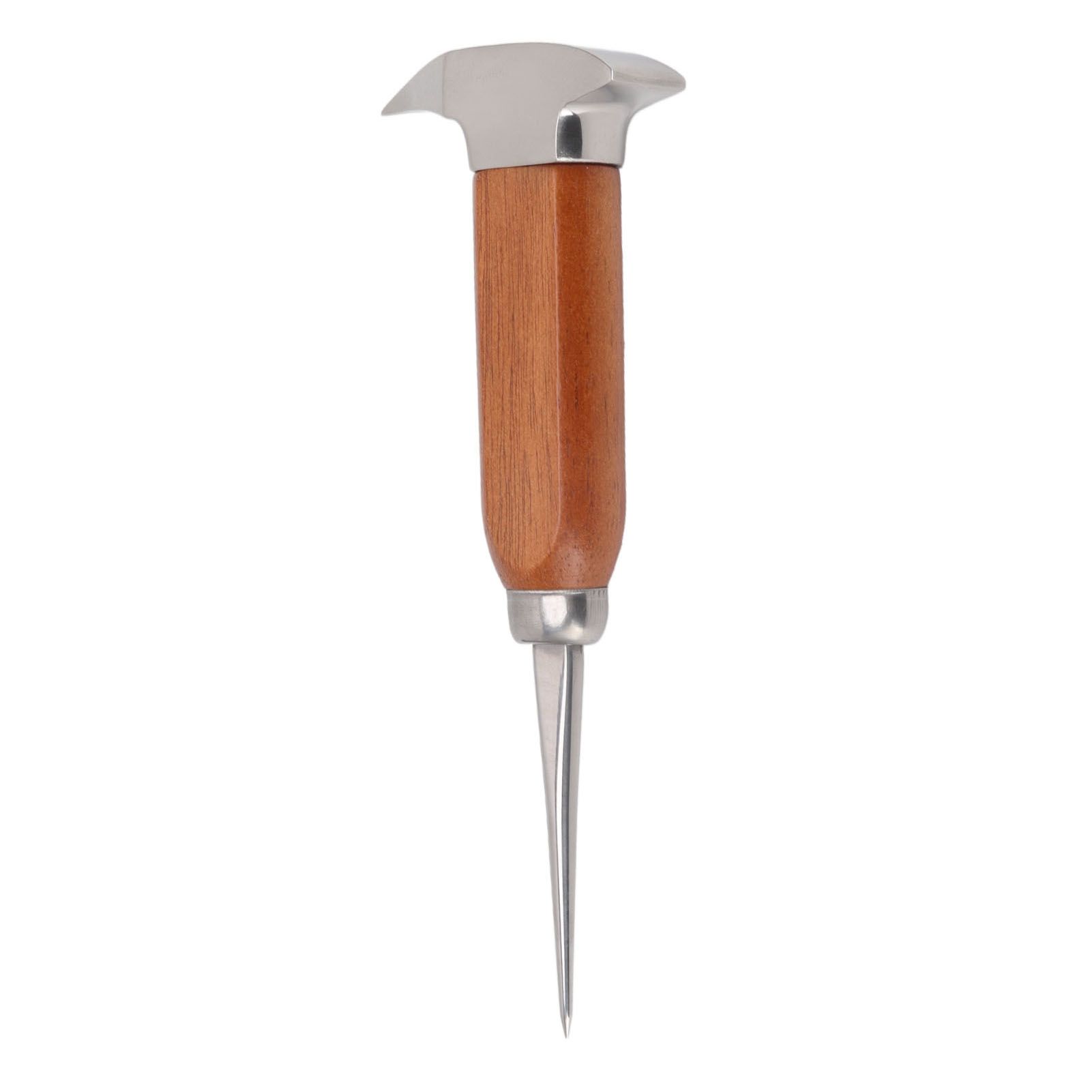 304 Stainless Steel Ice Chisel Wooden Handle Ice Chipper Hand Ice Removal Pick view 5