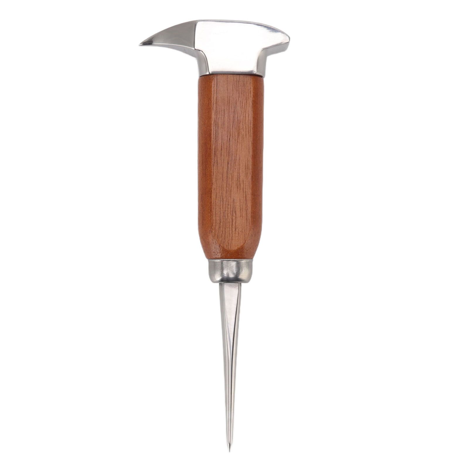 304 Stainless Steel Ice Chisel Wooden Handle Ice Chipper Hand Ice Removal Pick view 6