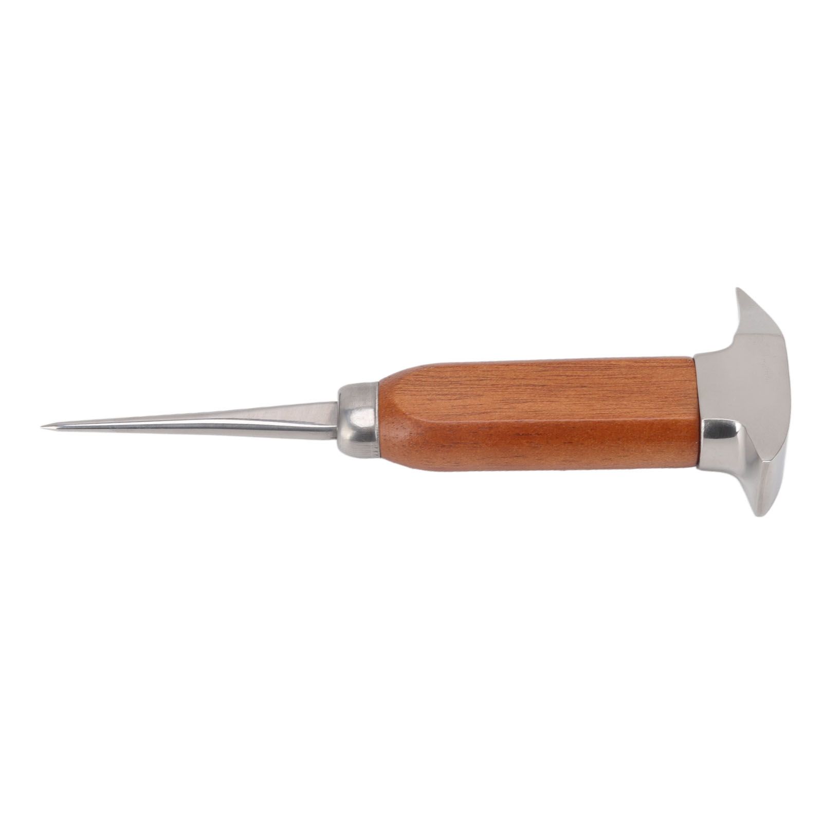304 Stainless Steel Ice Chisel Wooden Handle Ice Chipper Hand Ice Removal Pick view 7