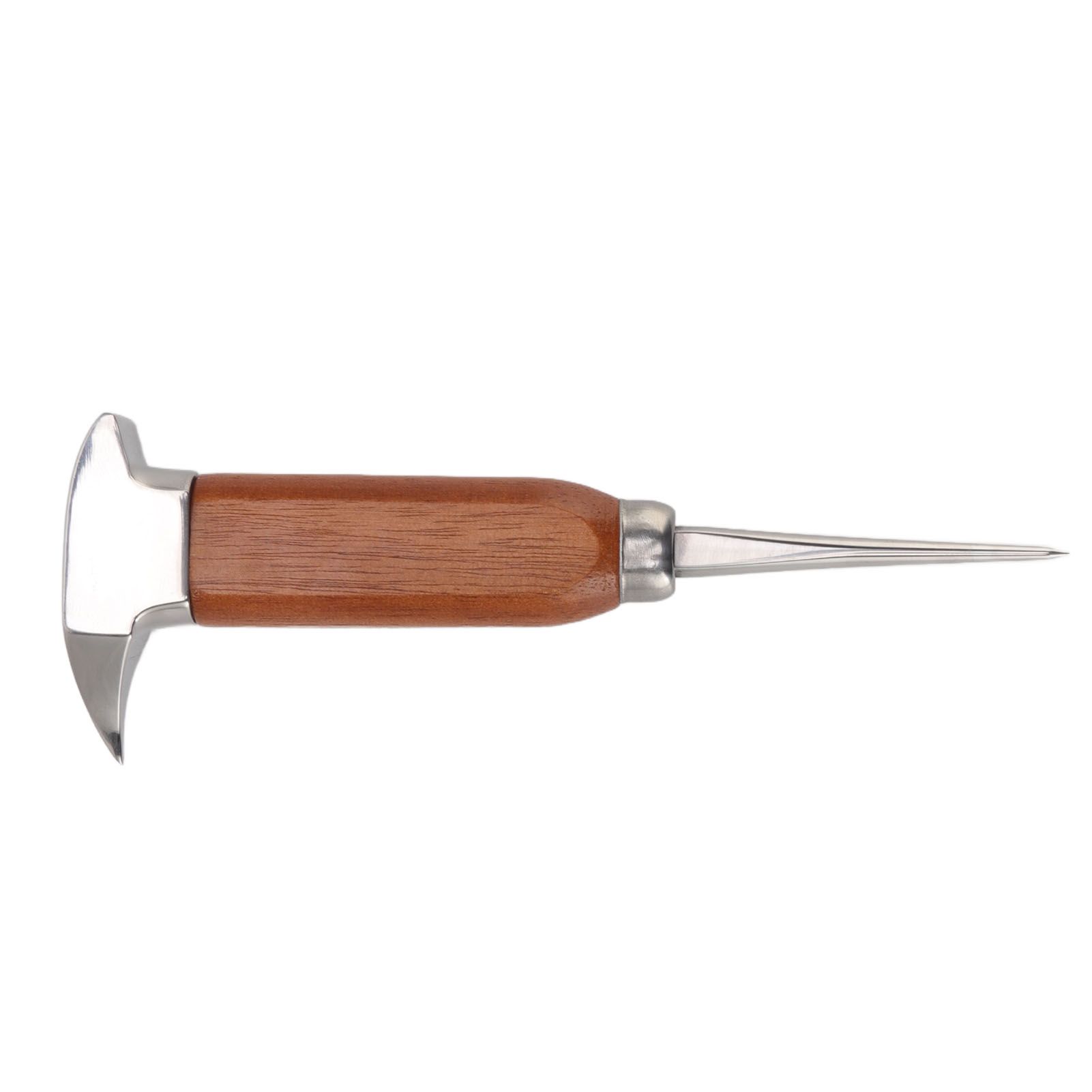 304 Stainless Steel Ice Chisel Wooden Handle Ice Chipper Hand Ice Removal Pick view 9