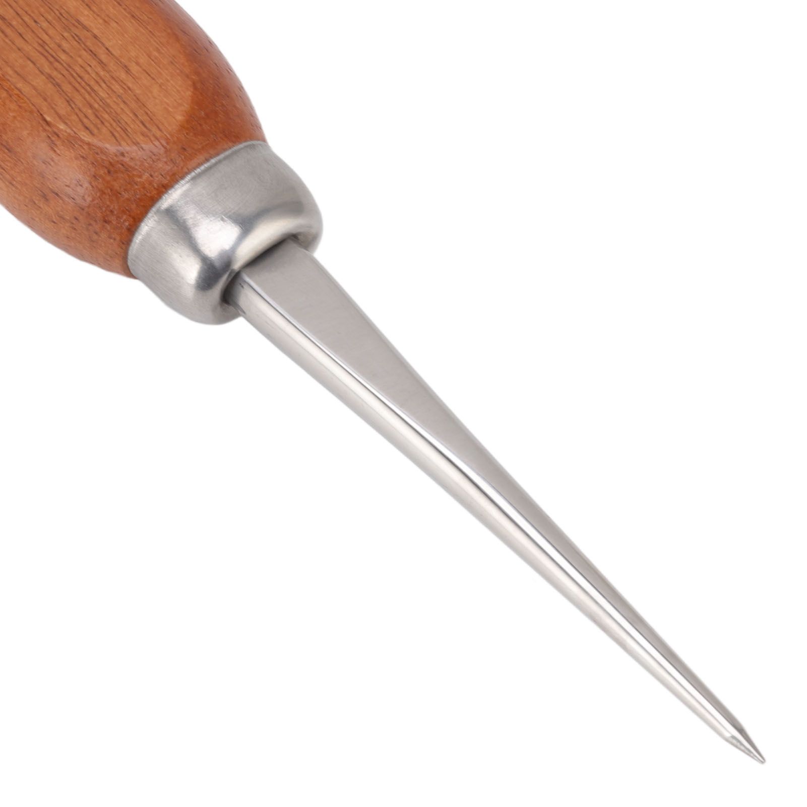 304 Stainless Steel Ice Chisel Wooden Handle Ice Chipper Hand Ice Removal Pick view 14