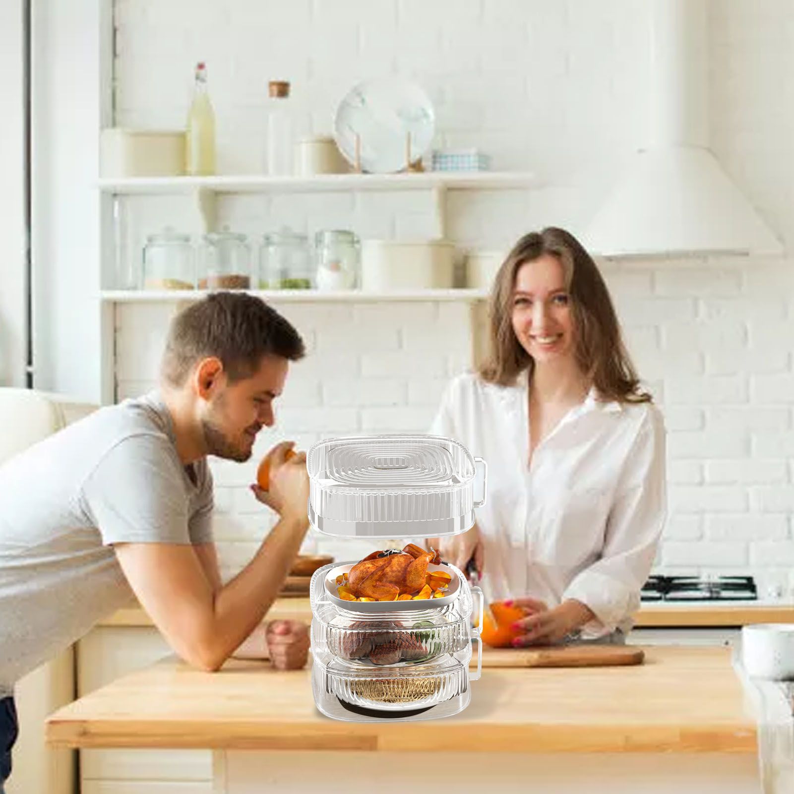 Insulation Vegetable Dish Cover Multifunctional Leftovers Cover Kitchen Table view 6