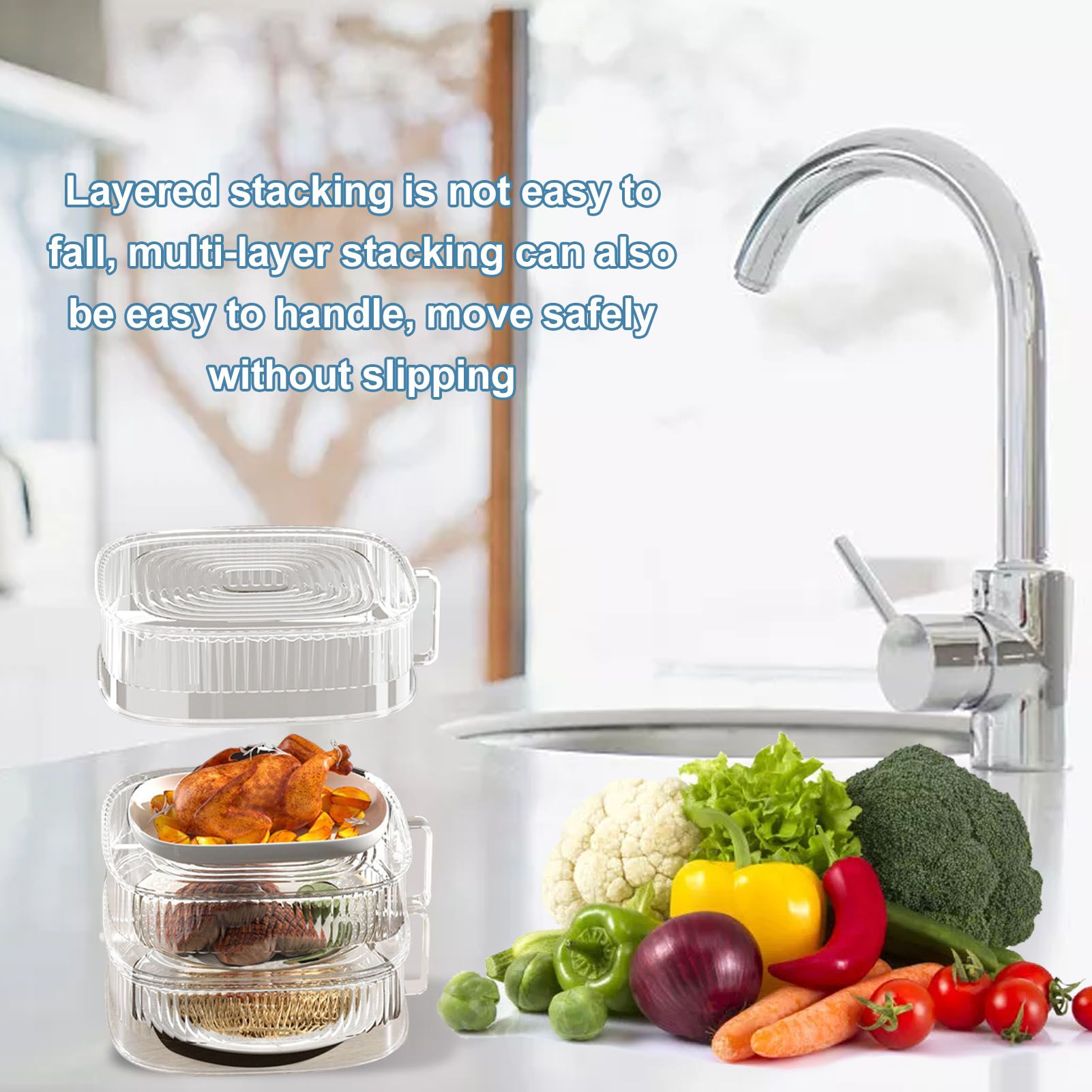 Insulation Vegetable Dish Cover Multifunctional Leftovers Cover Kitchen Table view 10