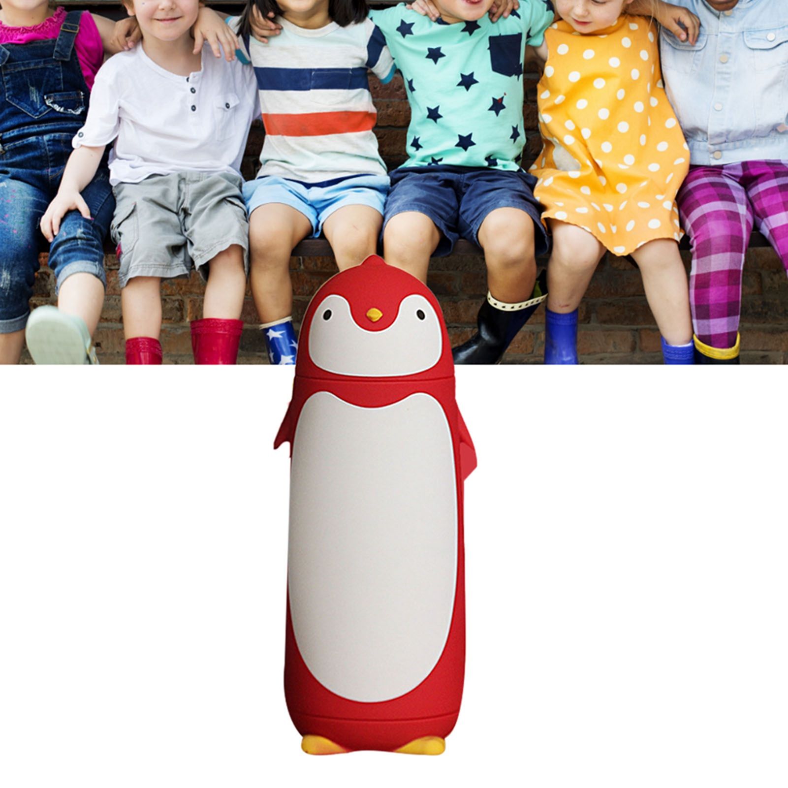 Water Bottle Penguin Design Heat Insulation 300ml Portable Water Cup for view 10
