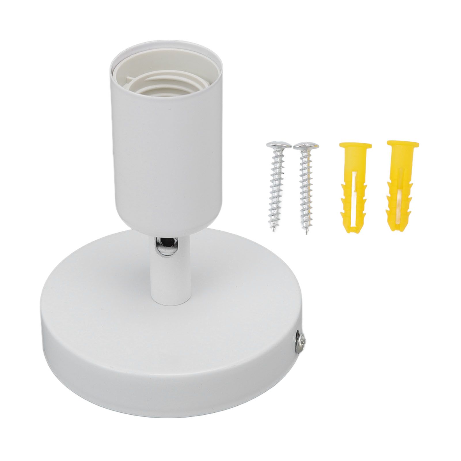 E26 E27 Wall Lamp Holder Modern Simple Wall Lamp Base for Bedroom Living Room