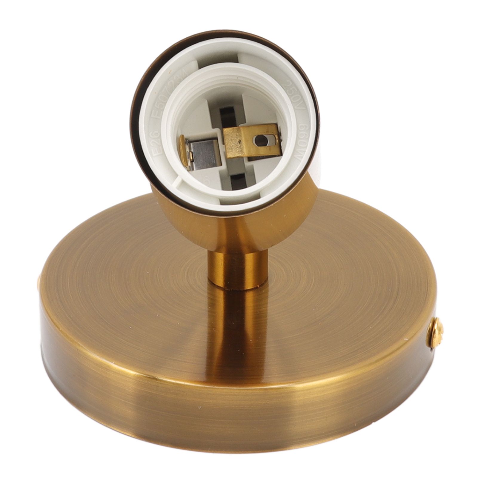 E27 E26 Wall Lamp Base 180 Degrees Up and Down Adjustable Iron Decoration Bulb view 3