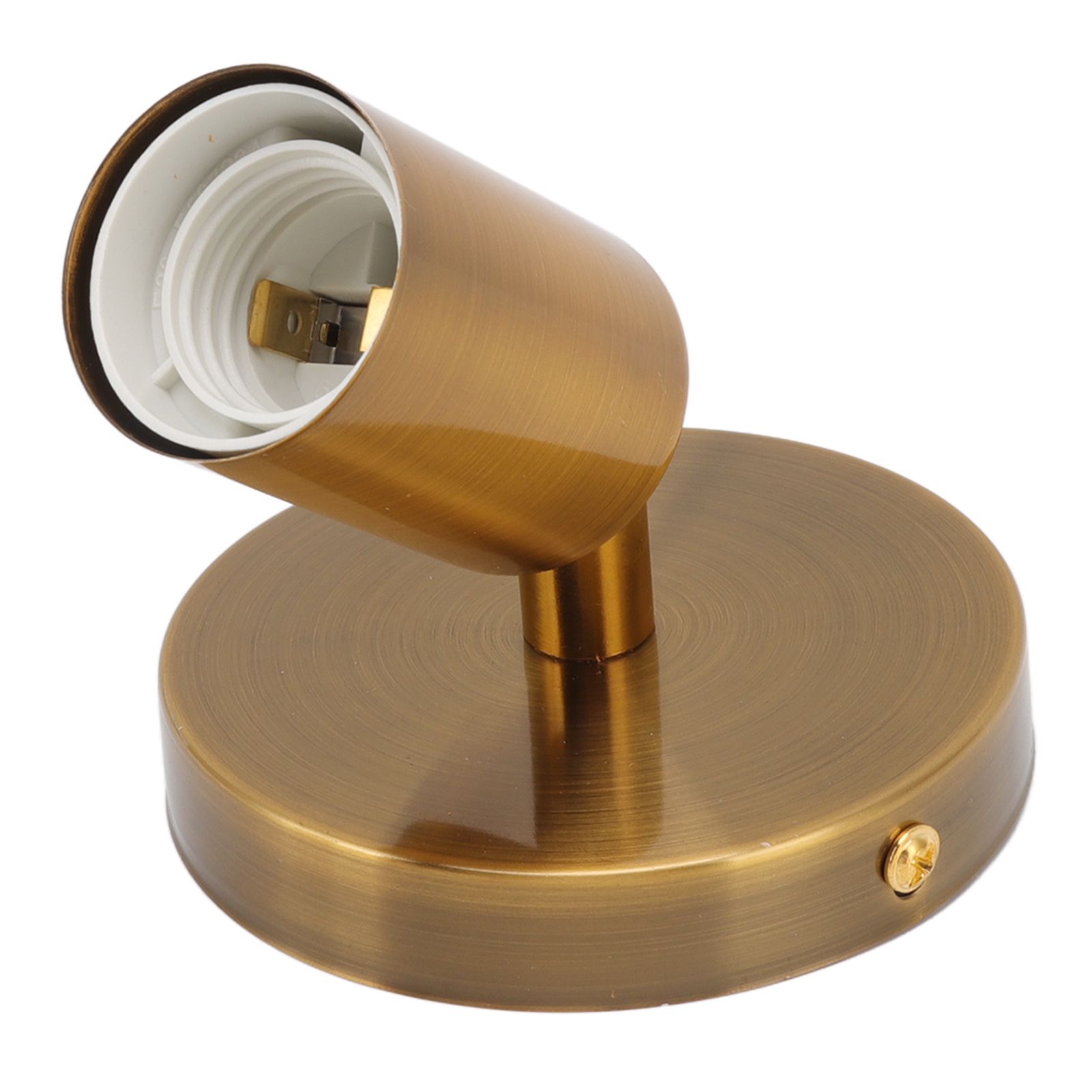 E27 E26 Wall Lamp Base 180 Degrees Up and Down Adjustable Iron Decoration Bulb view 4