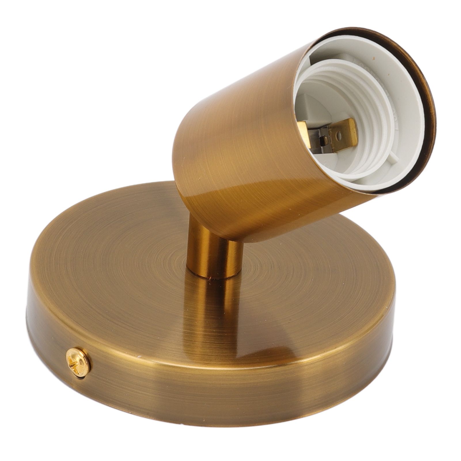 E27 E26 Wall Lamp Base 180 Degrees Up and Down Adjustable Iron Decoration Bulb view 5