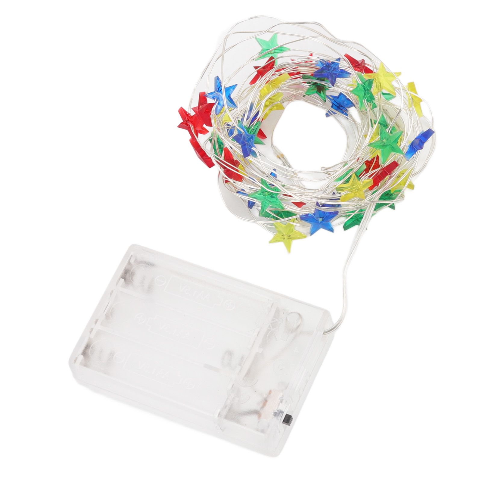 2 Sets Pentagram LED String Lights Battery Operated Fairy Star Lamp String view 2
