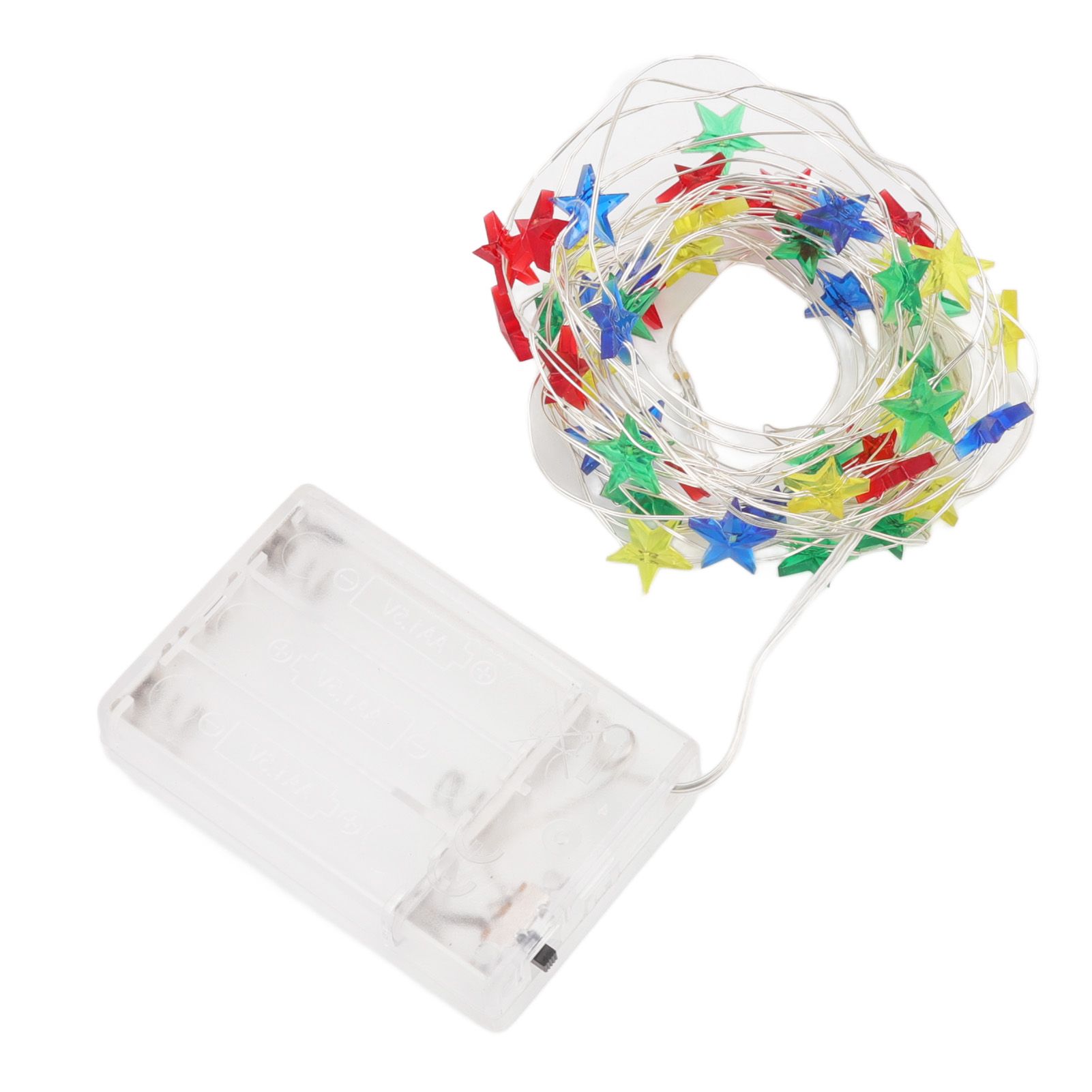 2 Sets Pentagram LED String Lights Battery Operated Fairy Star Lamp String view 3