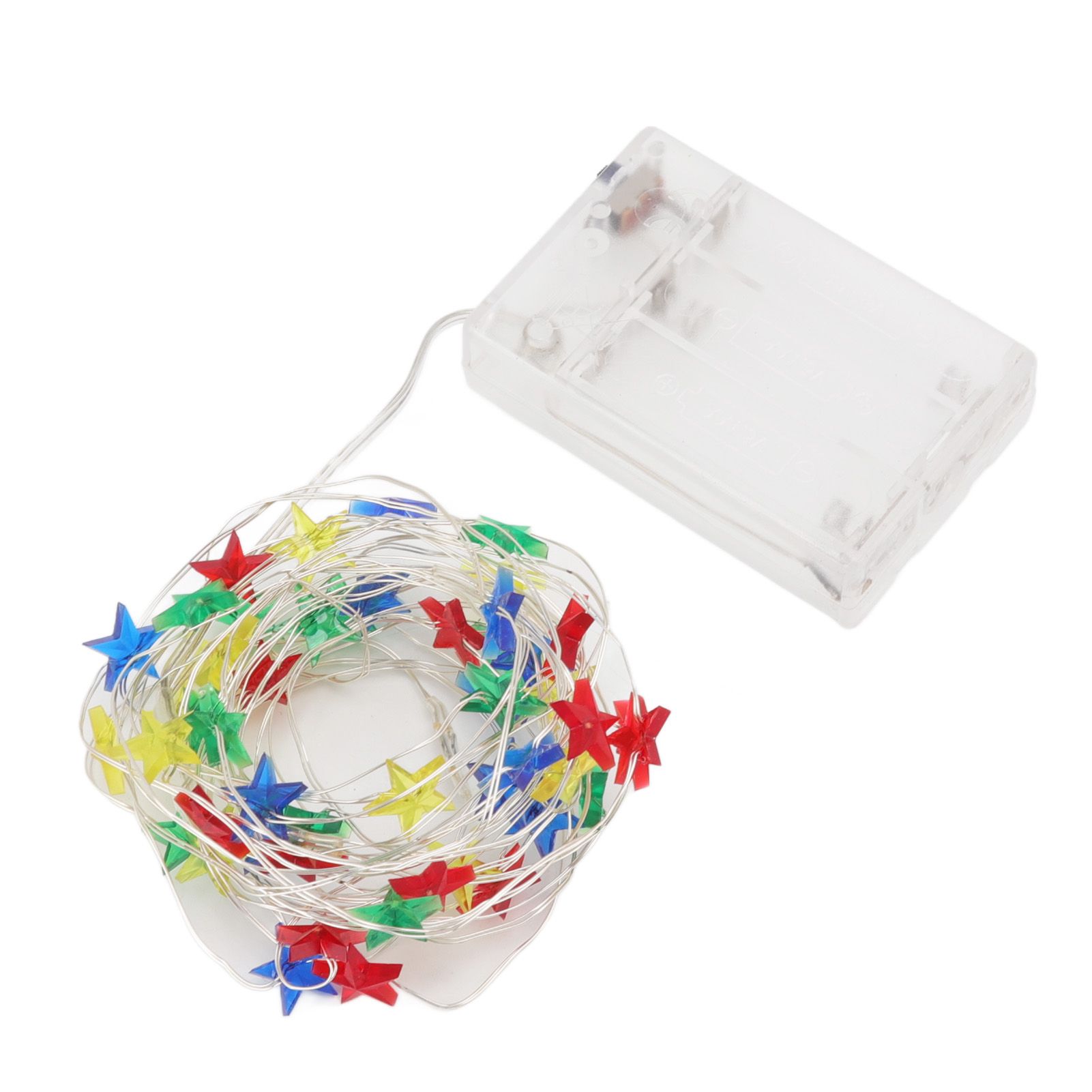 2 Sets Pentagram LED String Lights Battery Operated Fairy Star Lamp String view 6