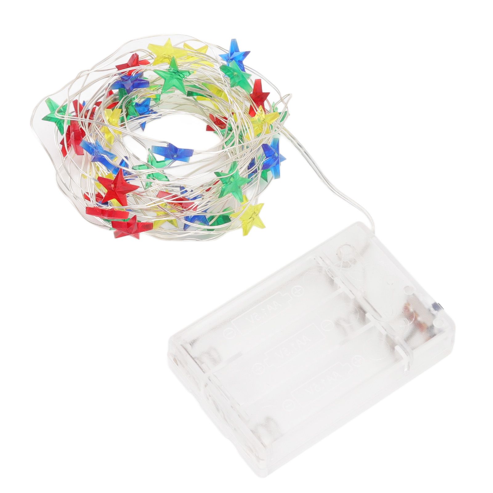 2 Sets Pentagram LED String Lights Battery Operated Fairy Star Lamp String view 7