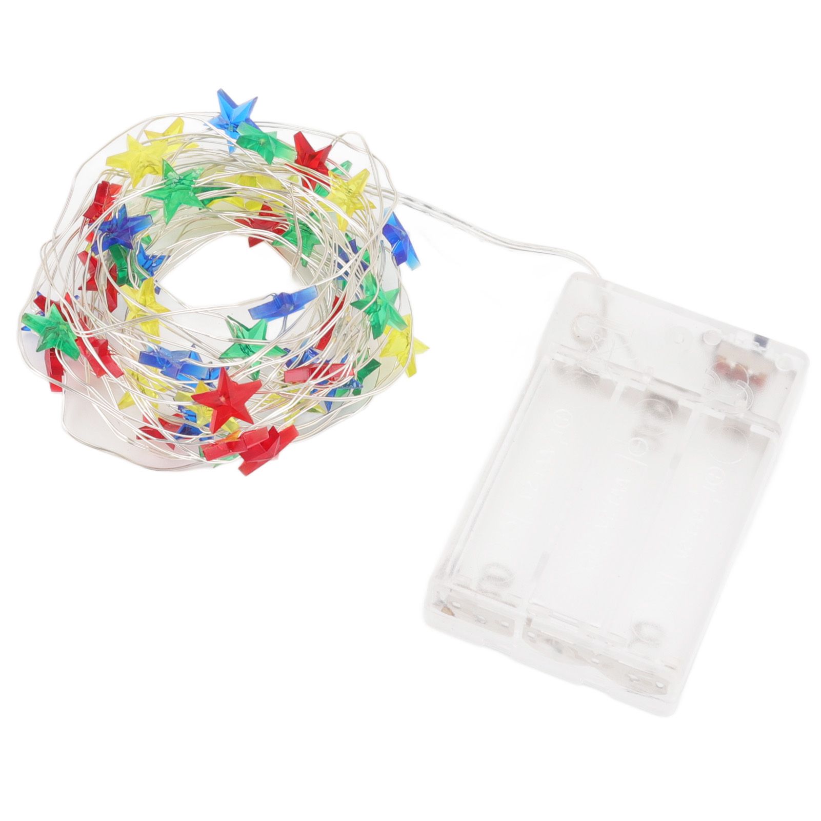 2 Sets Pentagram LED String Lights Battery Operated Fairy Star Lamp String view 8
