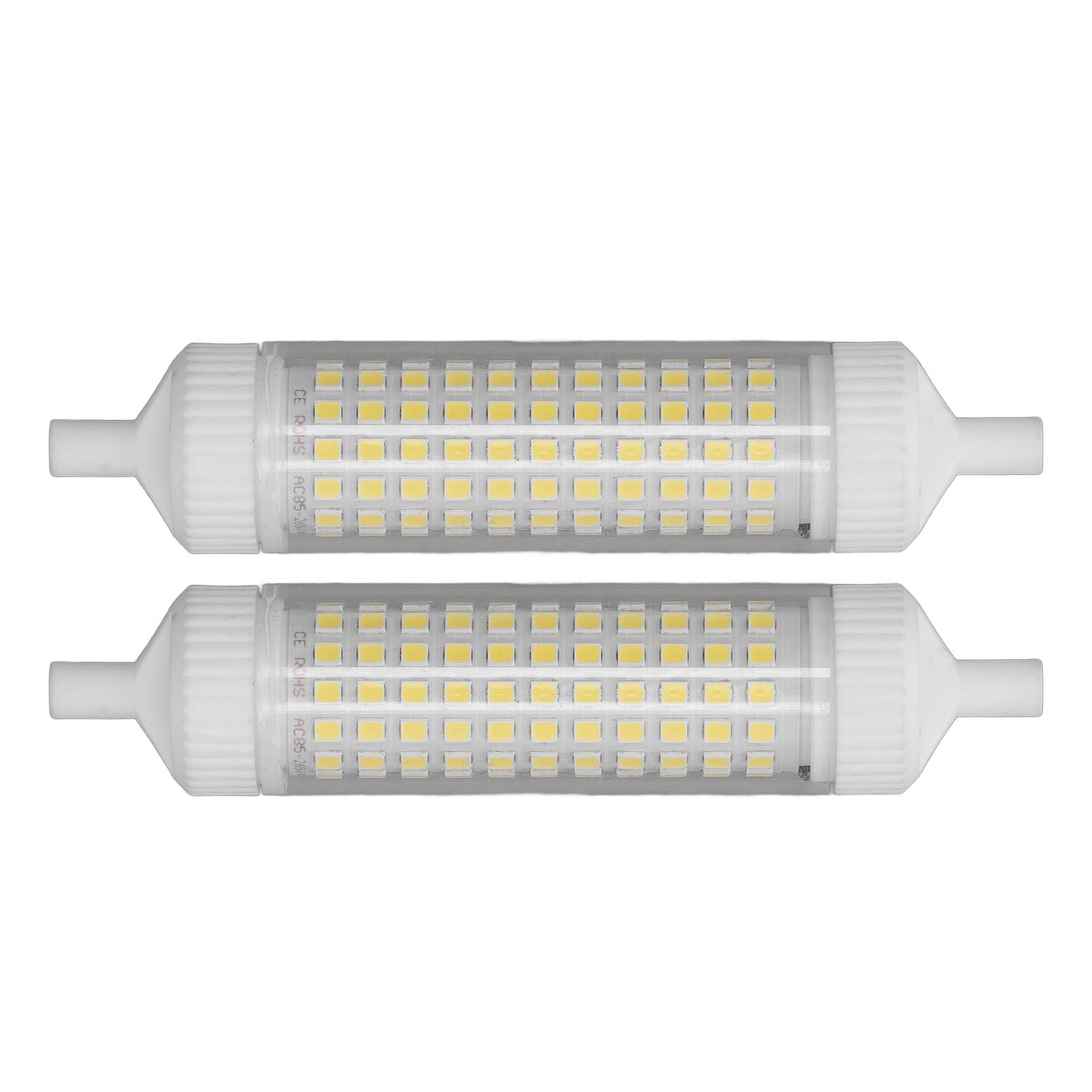 2Pcs R7S LED Light Bulb 118mm Dimmable 15W 154 LEDs Double Ended Floodlight view 2
