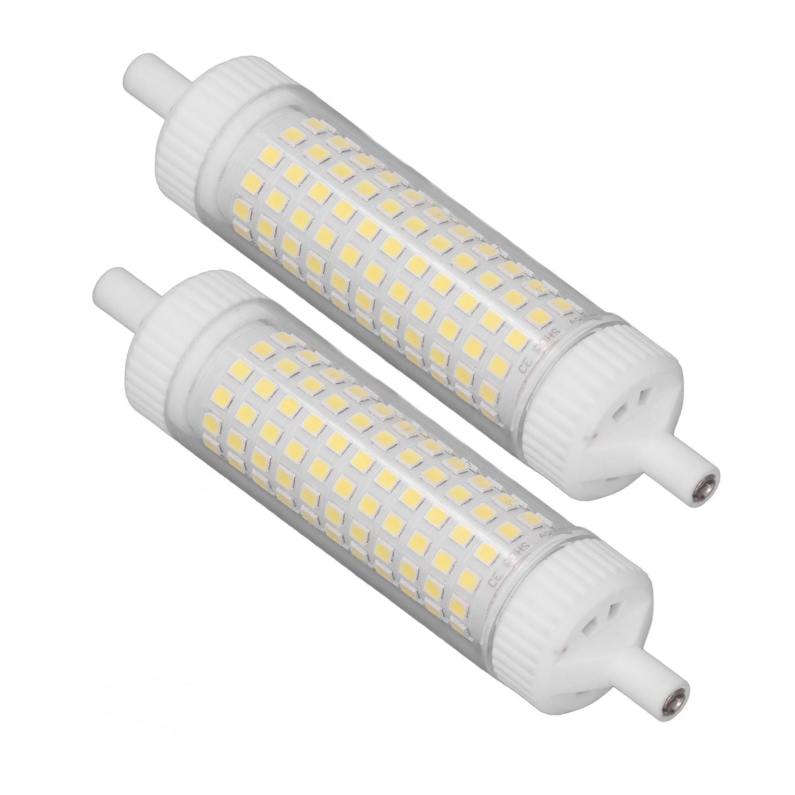 2Pcs R7S LED Light Bulb 118mm Dimmable 15W 154 LEDs Double Ended Floodlight view 6