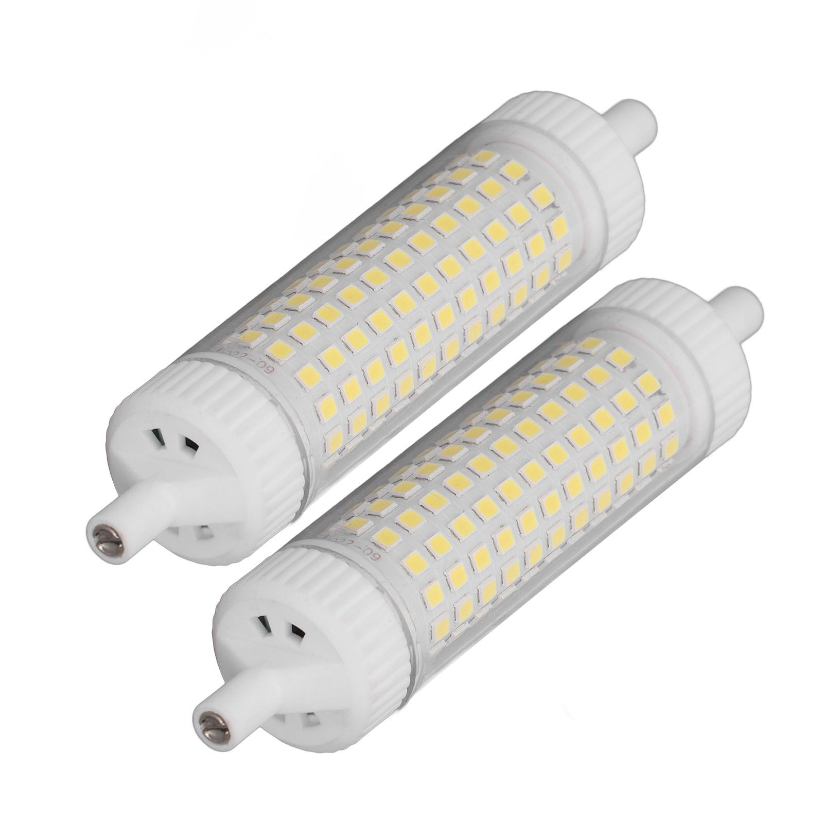 2Pcs R7S LED Light Bulb 118mm Dimmable 15W 154 LEDs Double Ended Floodlight view 7