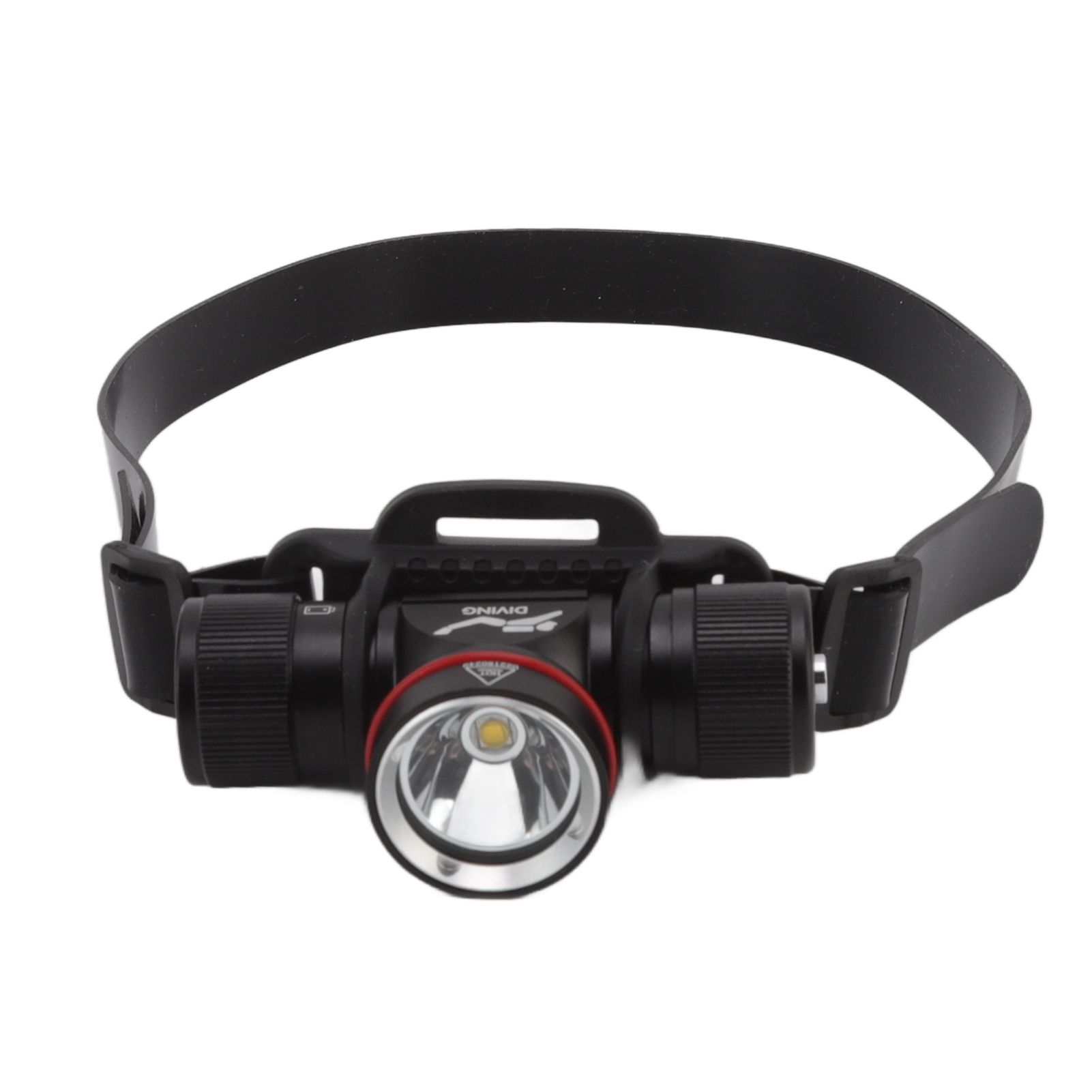 Diving Headlamp 1500LM Yellow Light LED Diving Head Lamp IPX8 Waterproof view 5