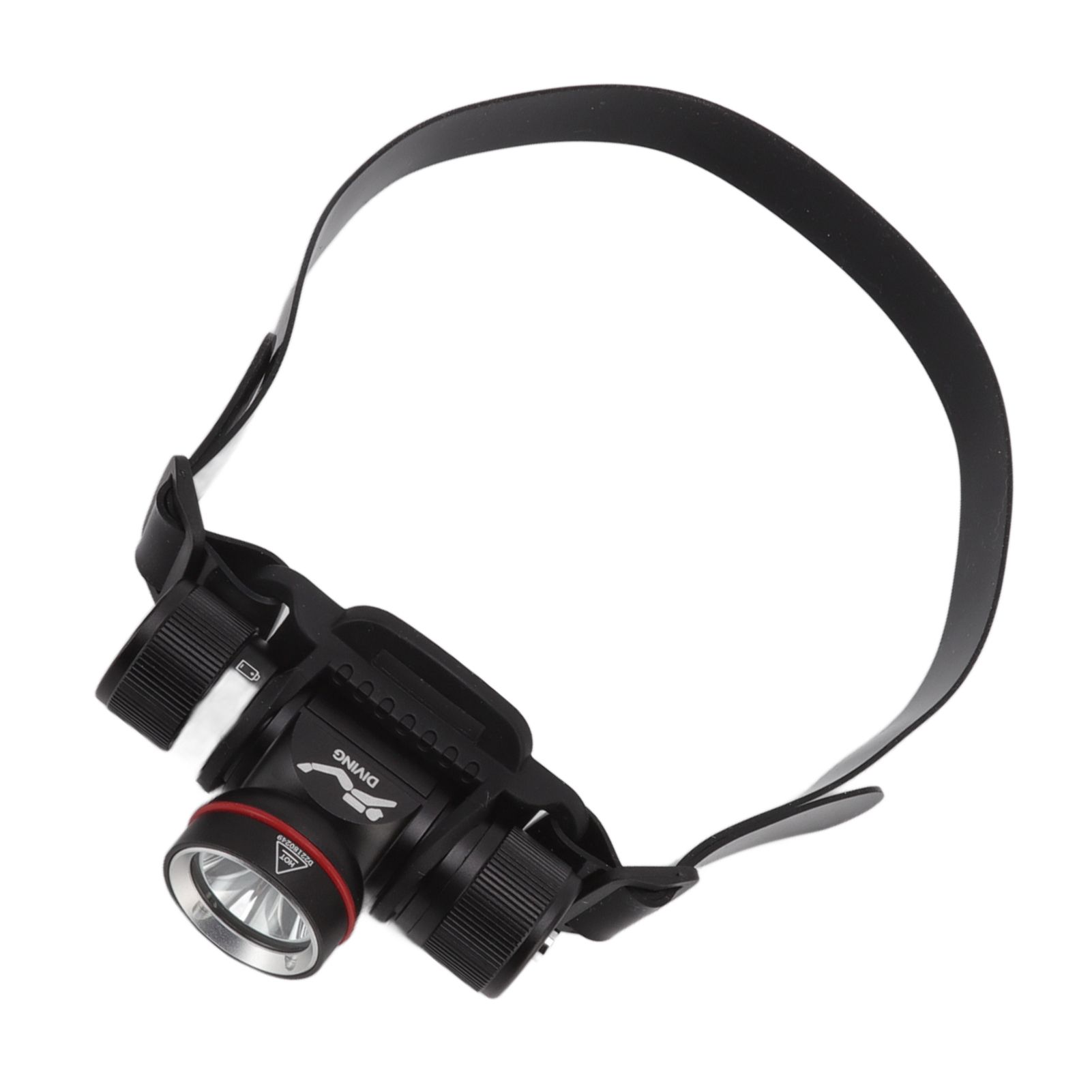 Diving Headlamp 1500LM Yellow Light LED Diving Head Lamp IPX8 Waterproof view 6