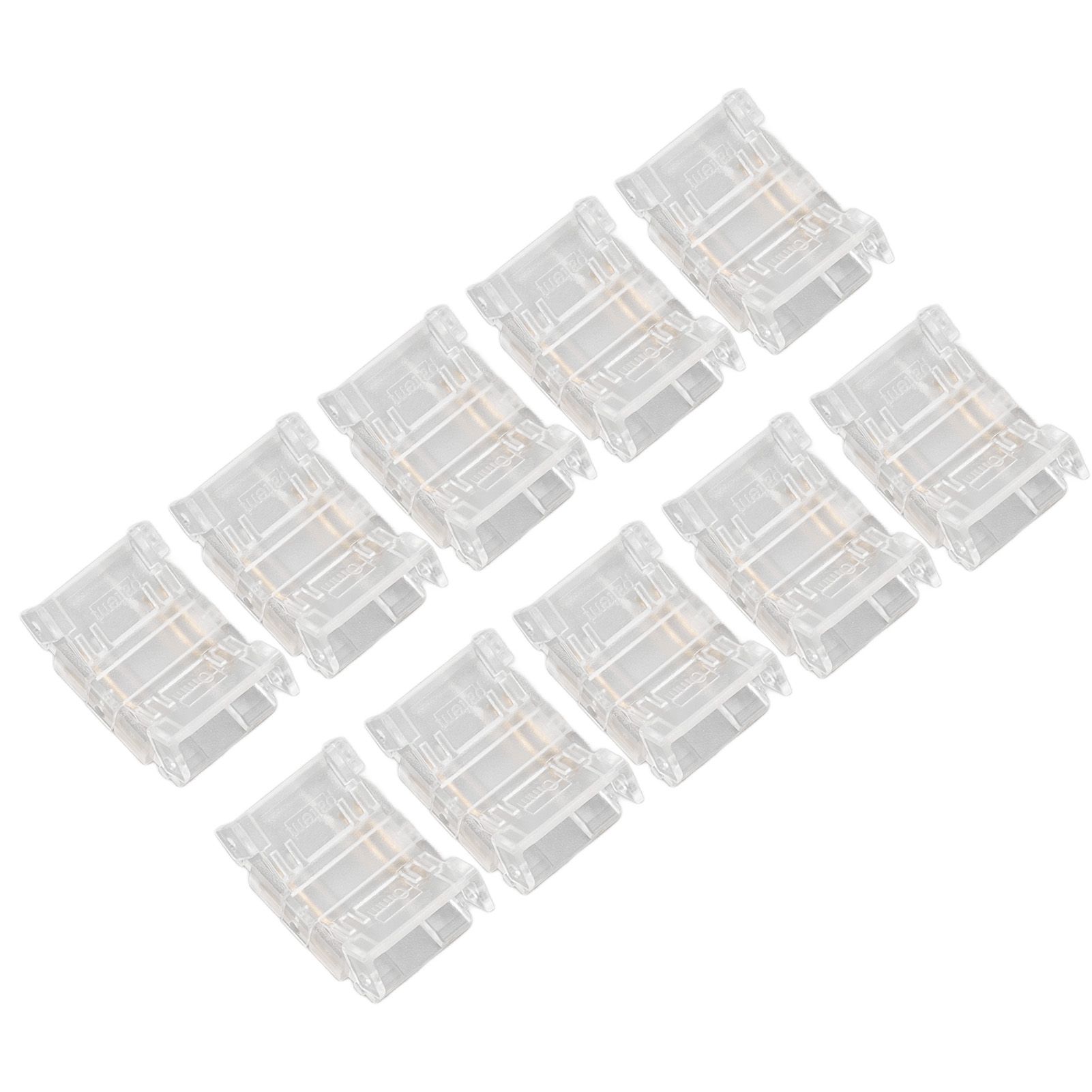 10 Pcs 3Pin 10mm COB LED Strip Connectors Strip to Strip Quick Connection view 3