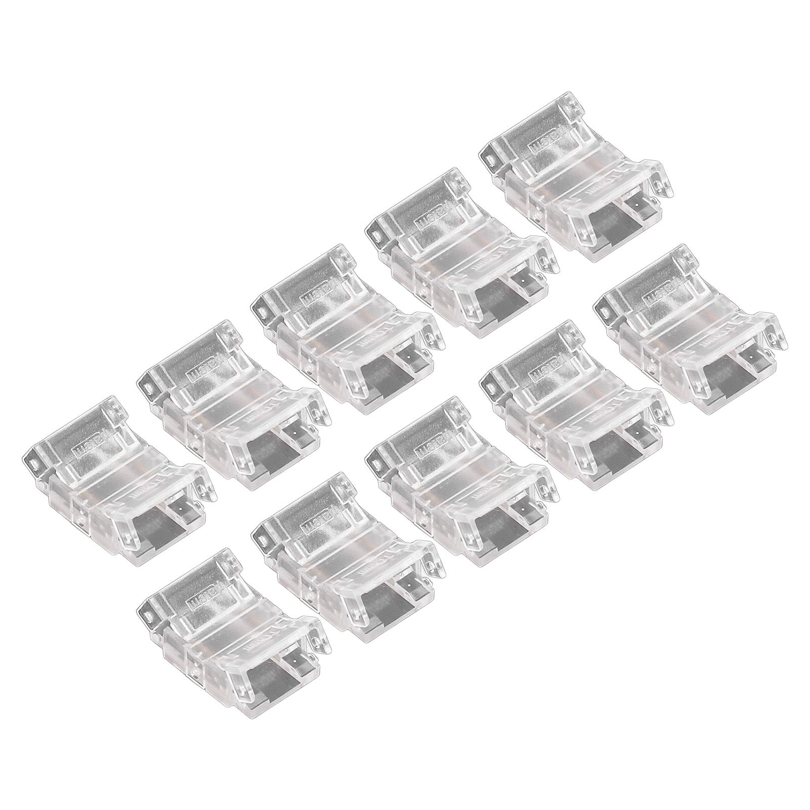 10 Pcs 2Pin 10mm LED Strip Connectors Strip to Strip Quick Connect Solderless view 6