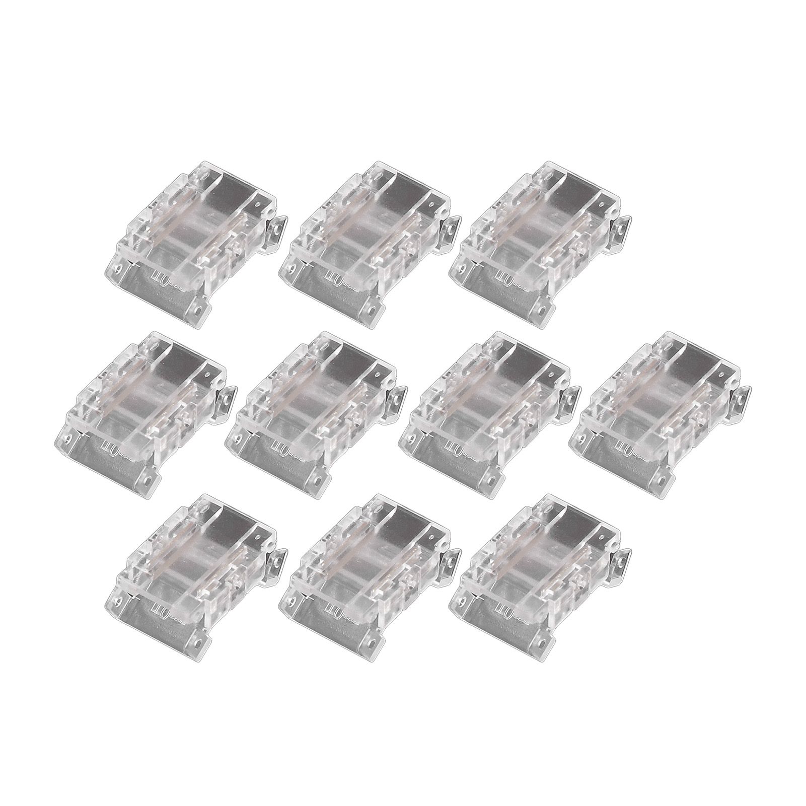 10 Pcs 2Pin 10mm LED Strip Connectors Strip to Strip Quick Connect Solderless view 10