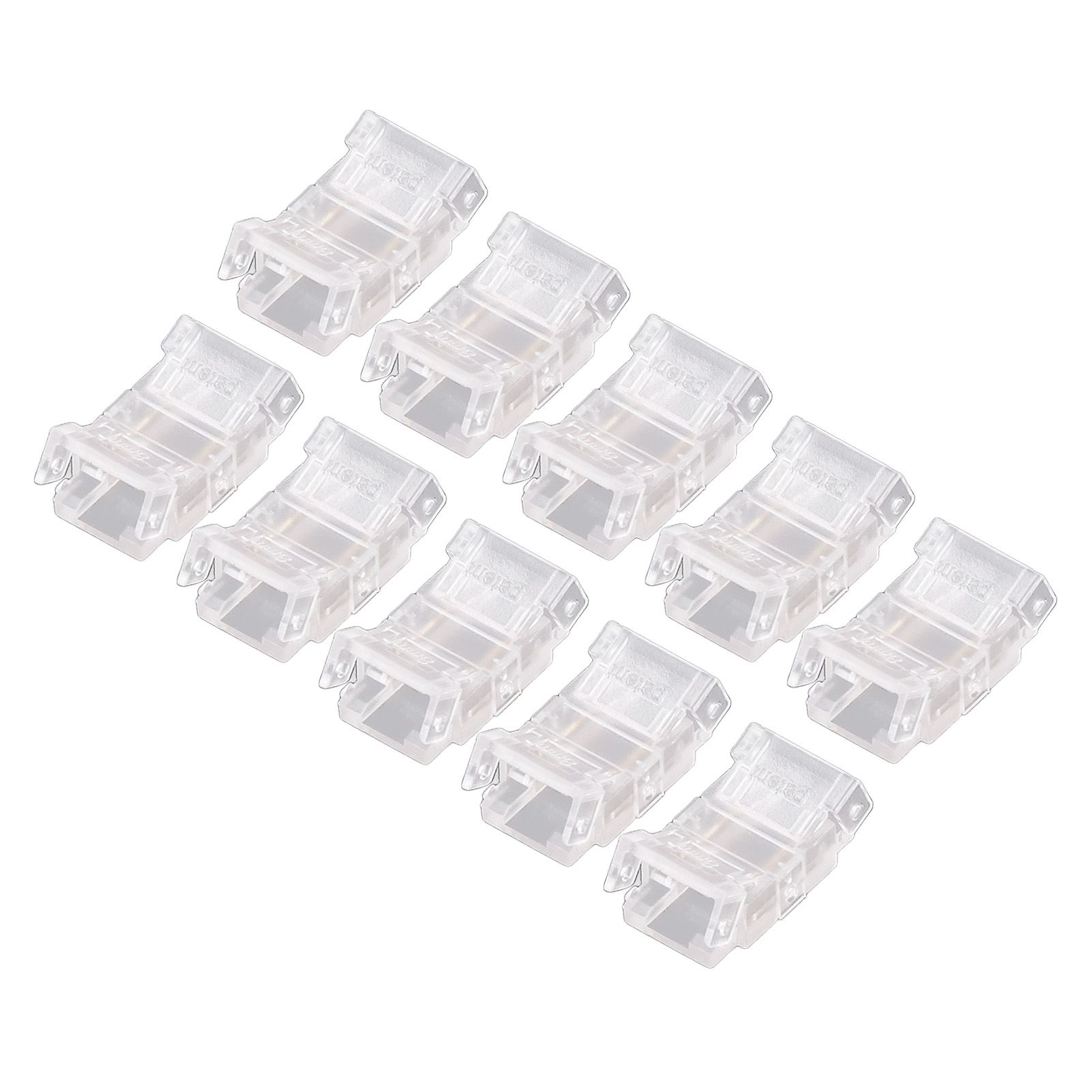 10 Pcs LED Light Strip Connectors 2Pin 8mm Strip to Strip Solderless COB LED view 4