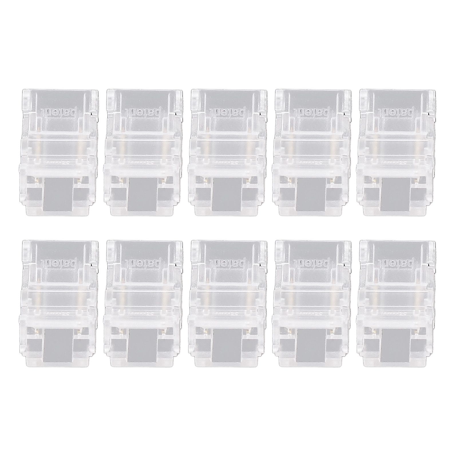 10 Pcs LED Light Strip Connectors 2Pin 8mm Strip to Strip Solderless COB LED view 7