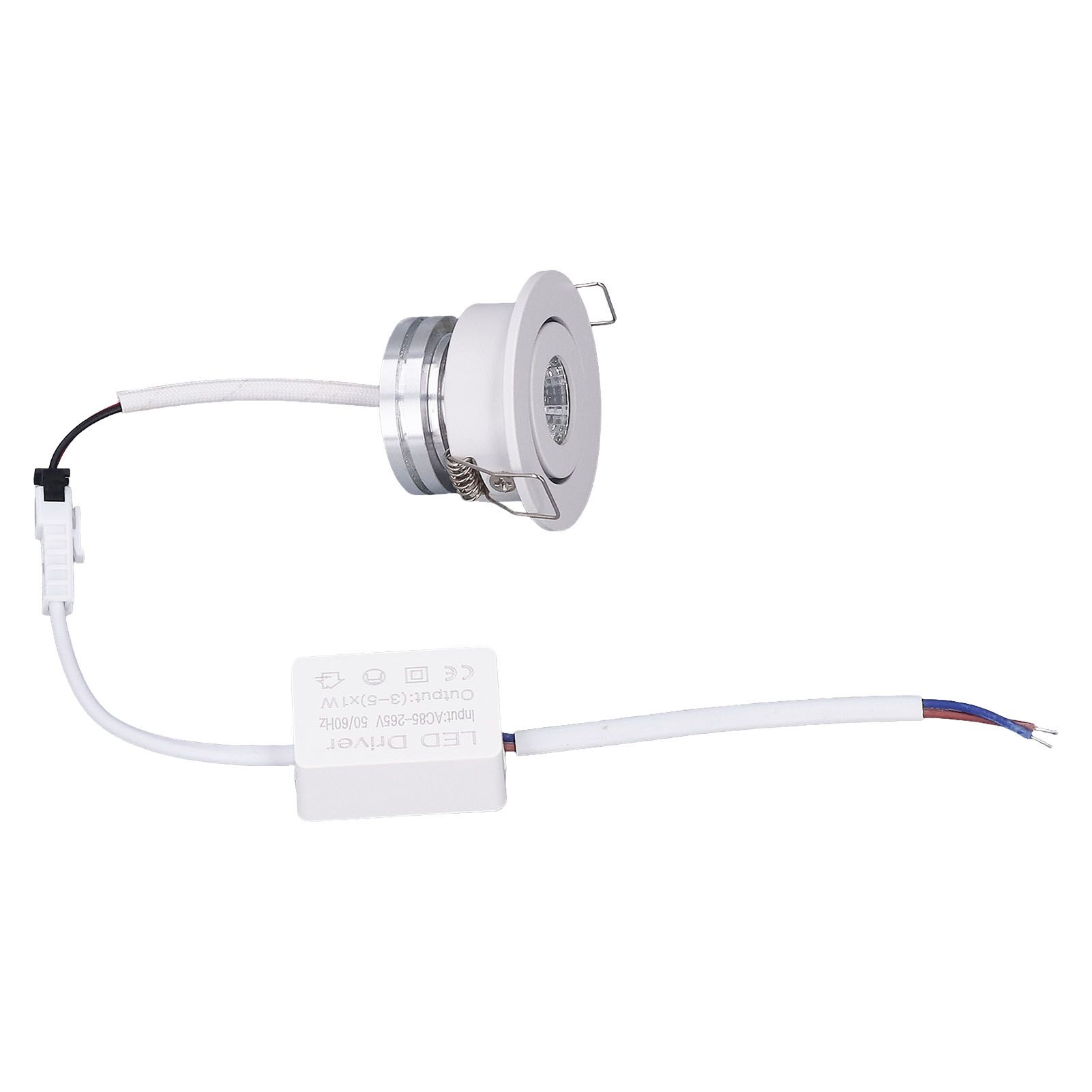 LED Recessed Light Mini Adjustable Angle Aluminium Recessed Ceiling Light view 4